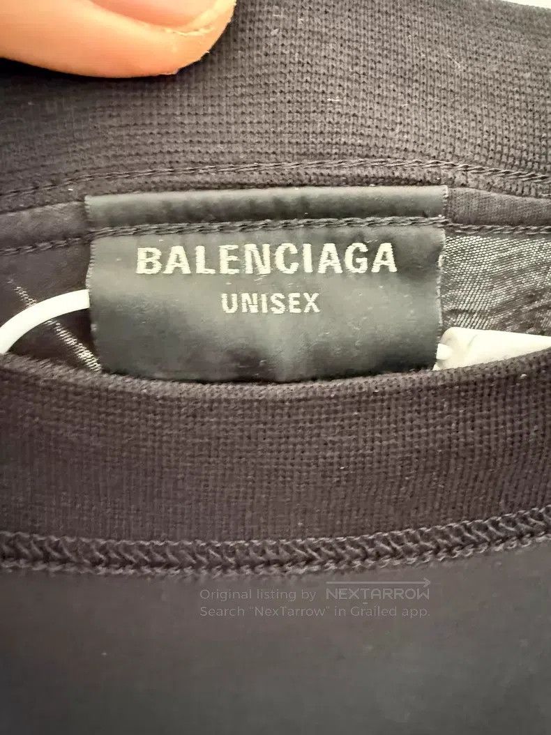 Balenciaga Balenciaga Double Ring Shadow Logo Short Sleeve Size US L / EU 52-54 / 3 - 4 Thumbnail