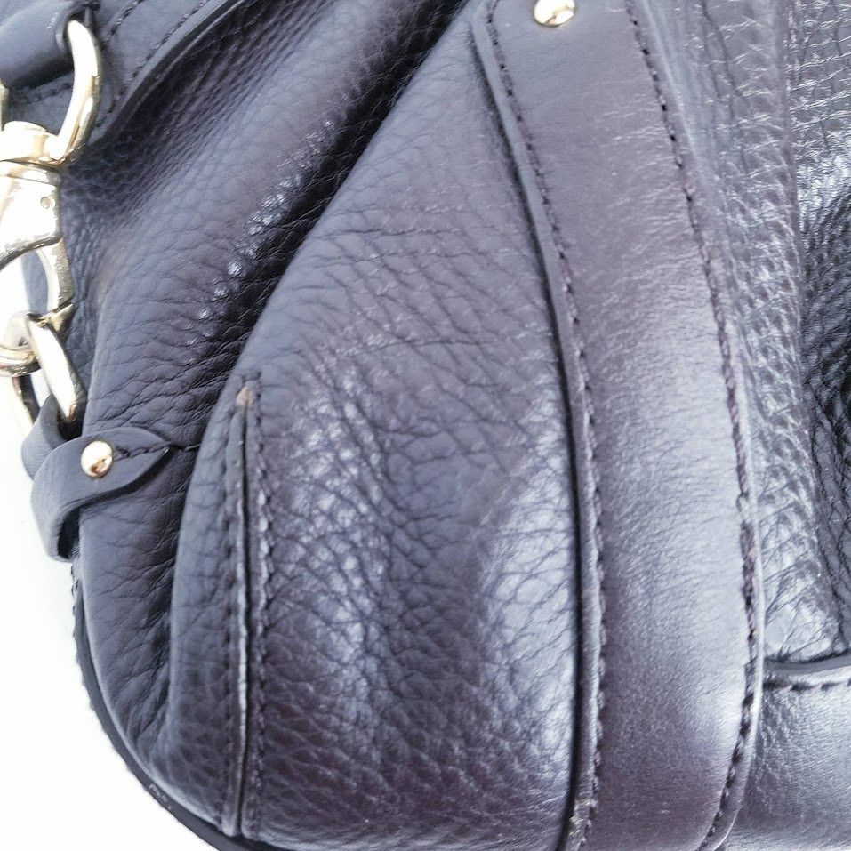 Cole Haan Village II pebbled leather oversize hobo satchel Purse Size ONE SIZE - 9 Thumbnail