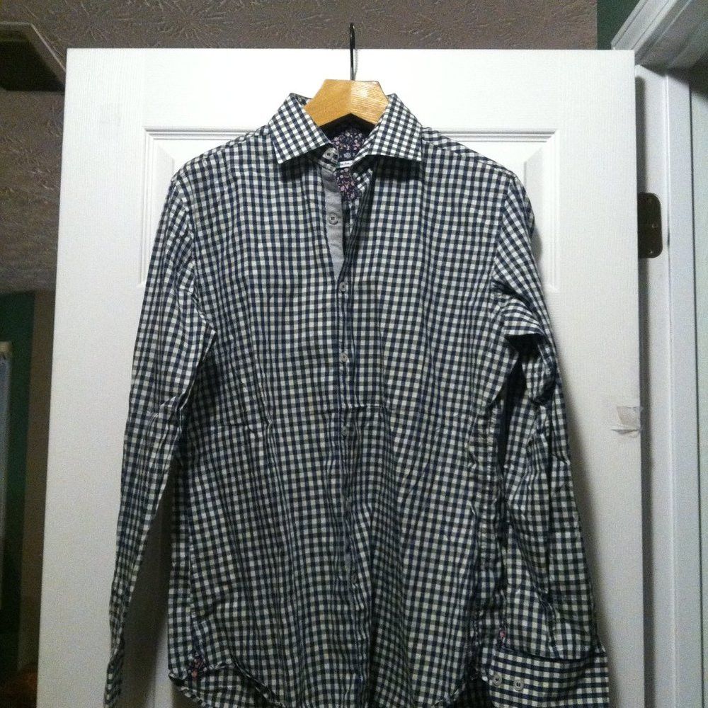 Stone Rose STONE ROSE MEN'S 100%EGYPTIAN COTTON CASUAL SHIRT SIZE:4 Size US M / EU 48-50 / 2 - 3 Thumbnail
