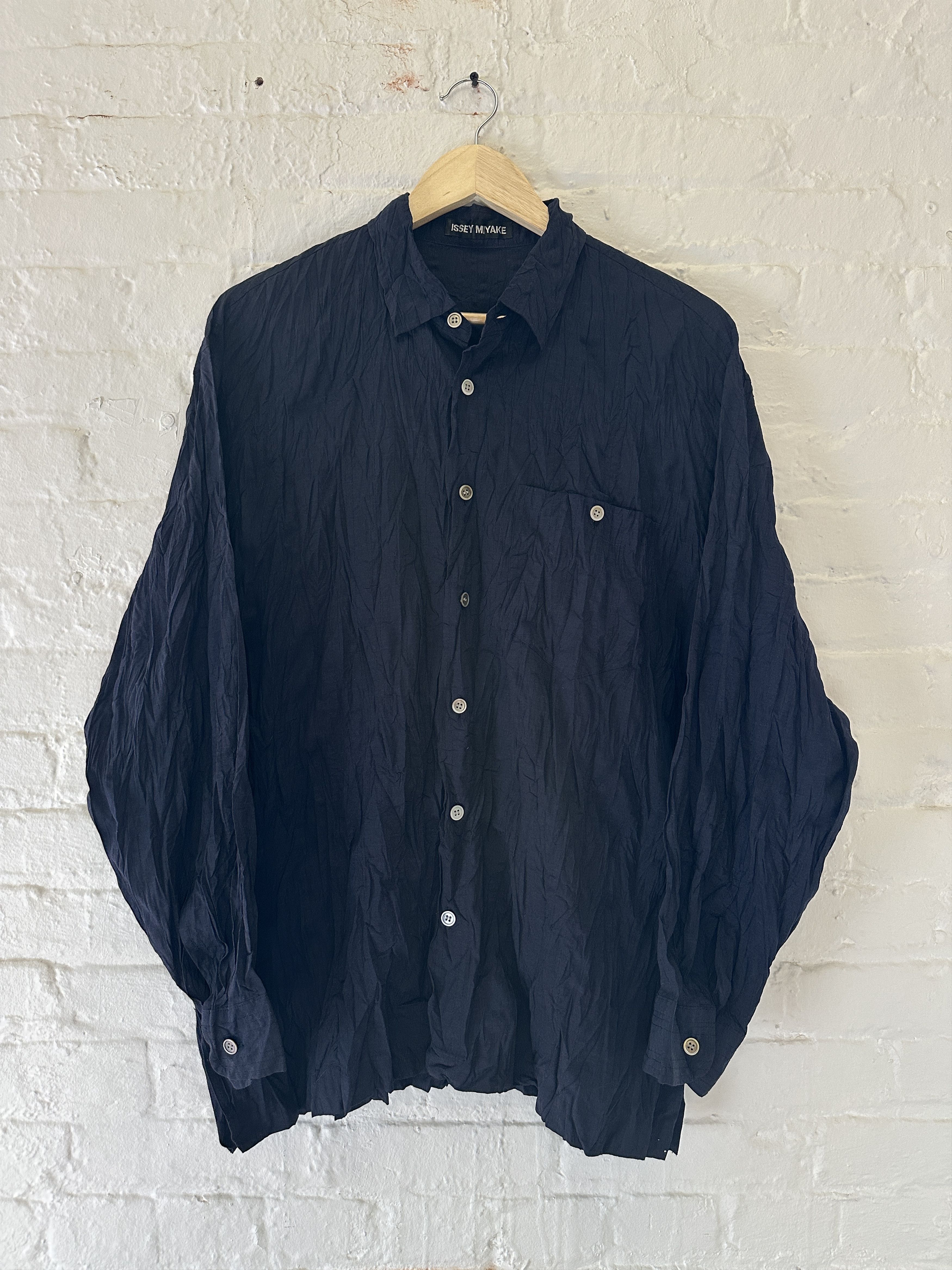 Issey Miyake Issey Miyake Pleated Button Up Shirt Size US L / EU 52-54 / 3 - 1 Thumbnail