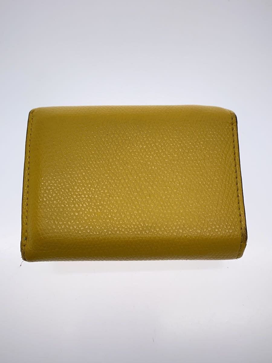 Fendi Fendi F Tri-Fold Wallet Yellow Size ONE SIZE - 2 Thumbnail