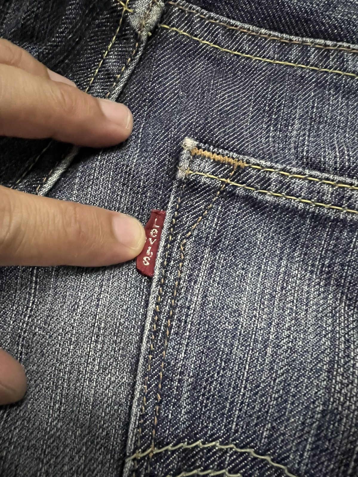 Levi's 💥Rare💥Vintage Levis 511 Distressed Jean Size US 32 / EU 48 - 15 Thumbnail