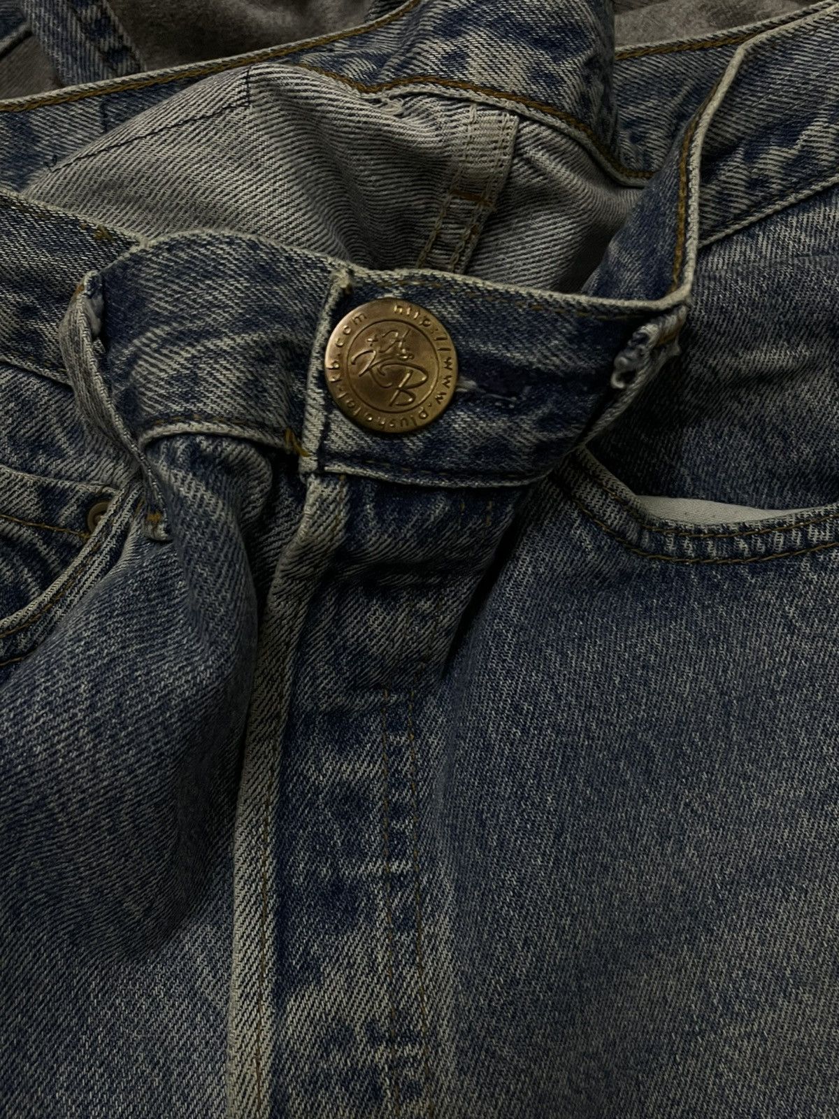 Japanese Brand H&+KB VINTAGE 1990S JAPAN DESIGNER DENIM REBUILD SWEATPANT Size US 28 / EU 44 - 13 Thumbnail