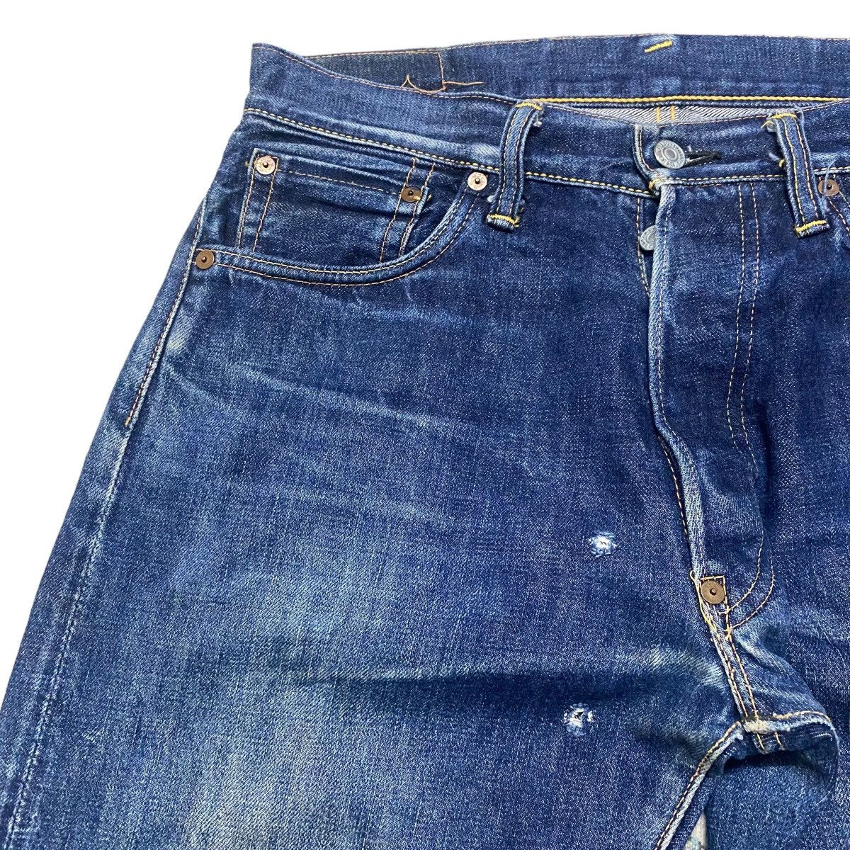 Evisu Evisu Denim Selvedge Distressed Jeans Size US 32 / EU 48 - 5 Thumbnail