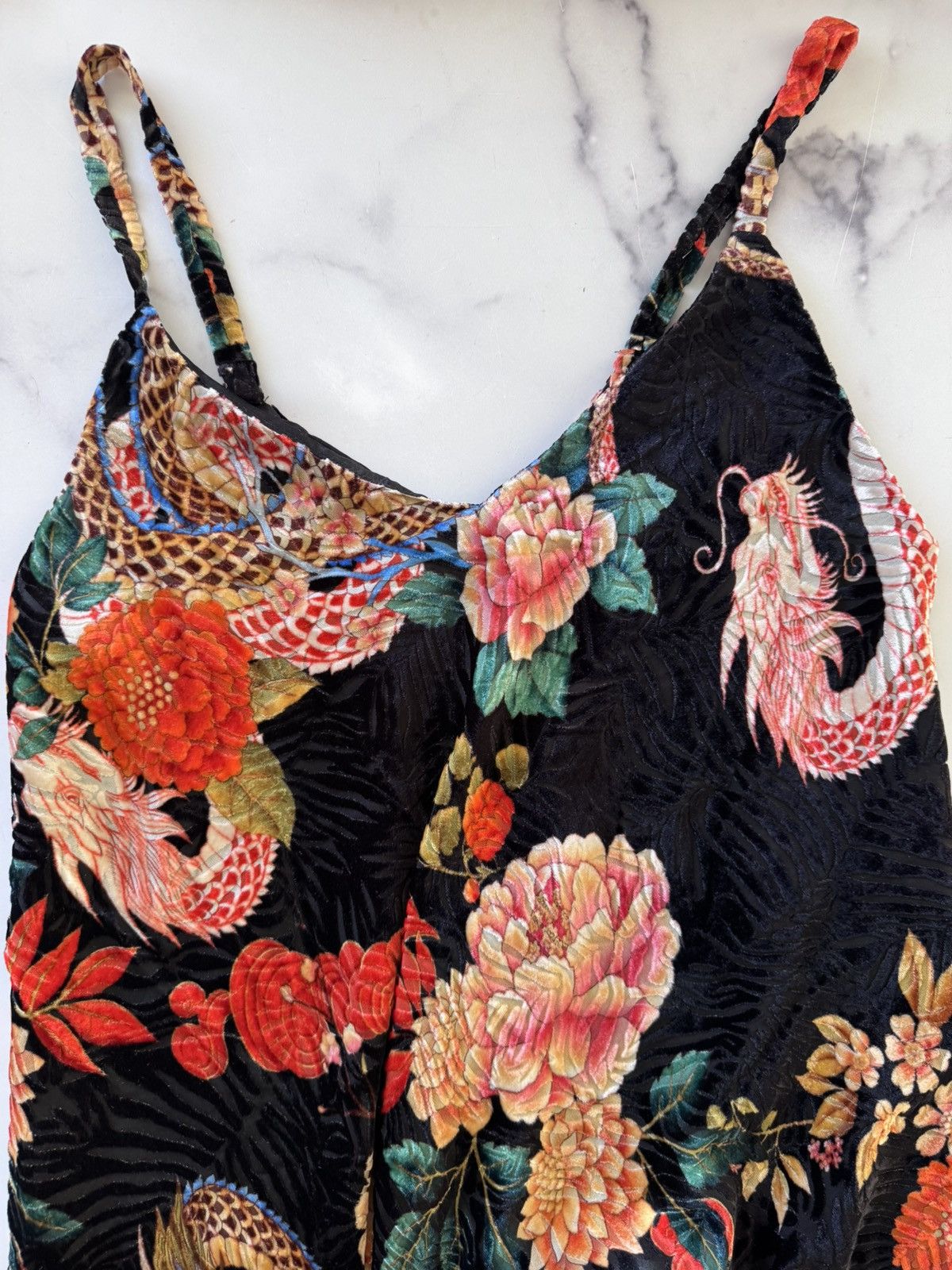 Johnny Was Johnny Was S silk Asian dragon maxi dress kanako Levi burnou Size S / US 4 / IT 40 - 5 Thumbnail