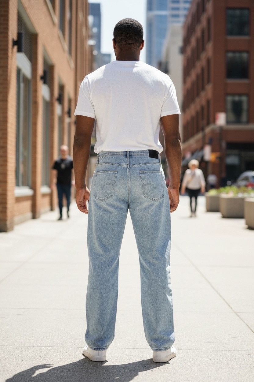 MNML MNML Straight Everyday Denim Light Wash Brand New w/ Tags Size US 38 / EU 54 - 2 Thumbnail