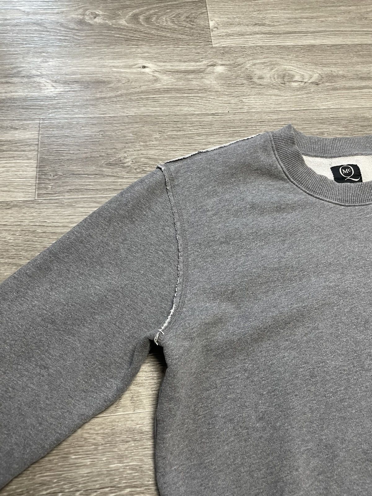 Alexander McQueen Alexander McQueen Big Logo Gray Sweatshirt Crewneck Size US M / EU 48-50 / 2 - 8 Thumbnail