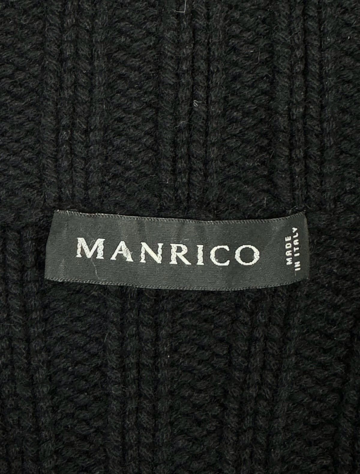 Designer Manrico Italy Knit Cashmere Full-Zip Sweater size 40 Size S / US 4 / IT 40 - 11 Thumbnail