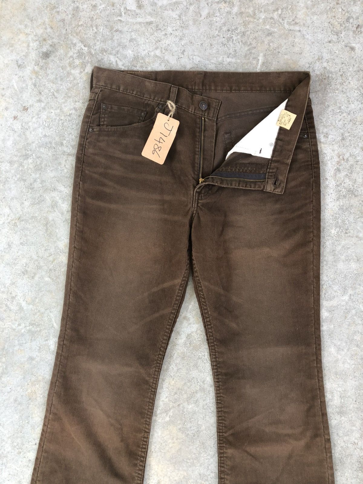 If Six Was Nine Levis 517 Flared Jeans Bootcut Corduroy Jeans Size US 33 - 3 Thumbnail