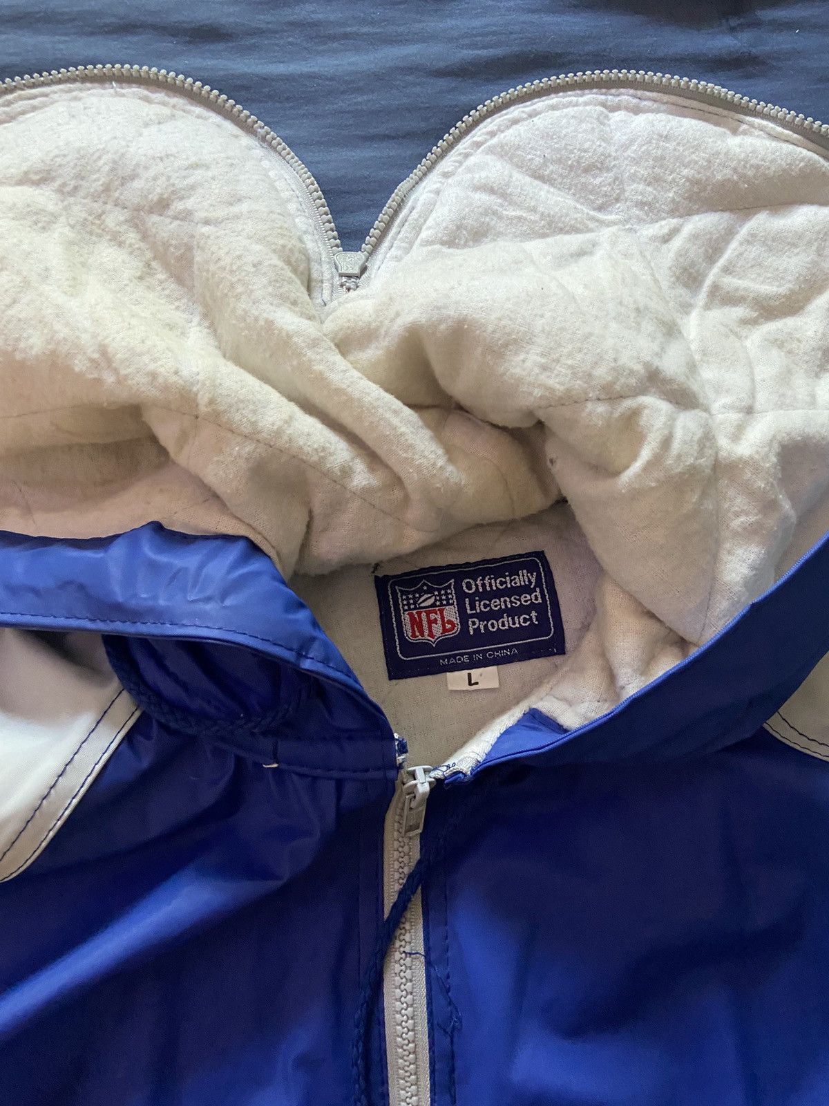 Vintage NFL Cowboys Rain Jacket/Coat Size US L / EU 52-54 / 3 - 3 Thumbnail