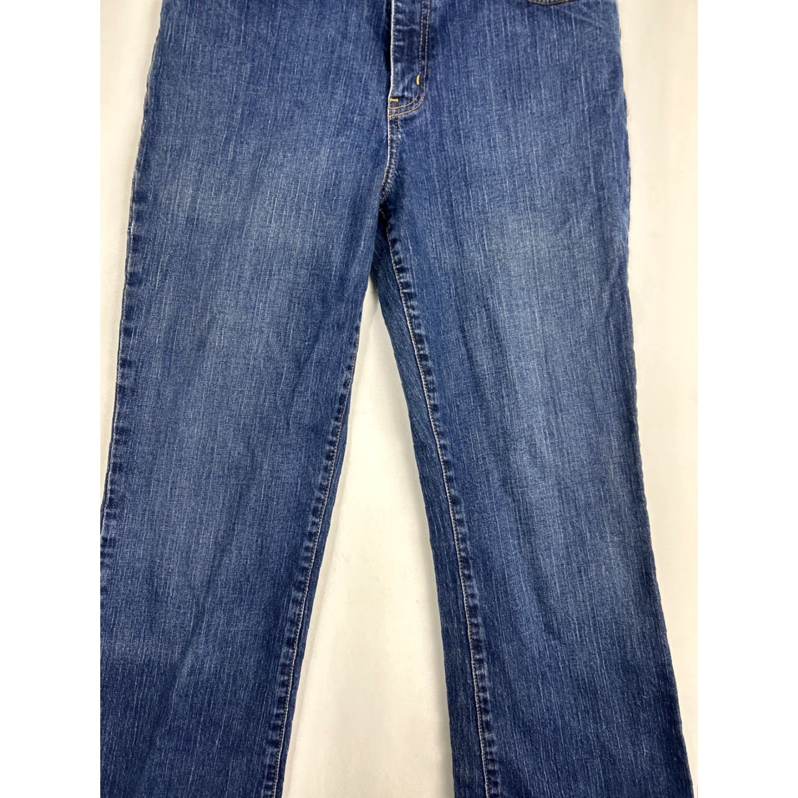 Eddie Bauer Eddie Bauer Womens Size 10 Regular Shaped Bootcut Dark Jeans 32x28.5 Size 24" / US 00 / IT 34 - 3 Thumbnail