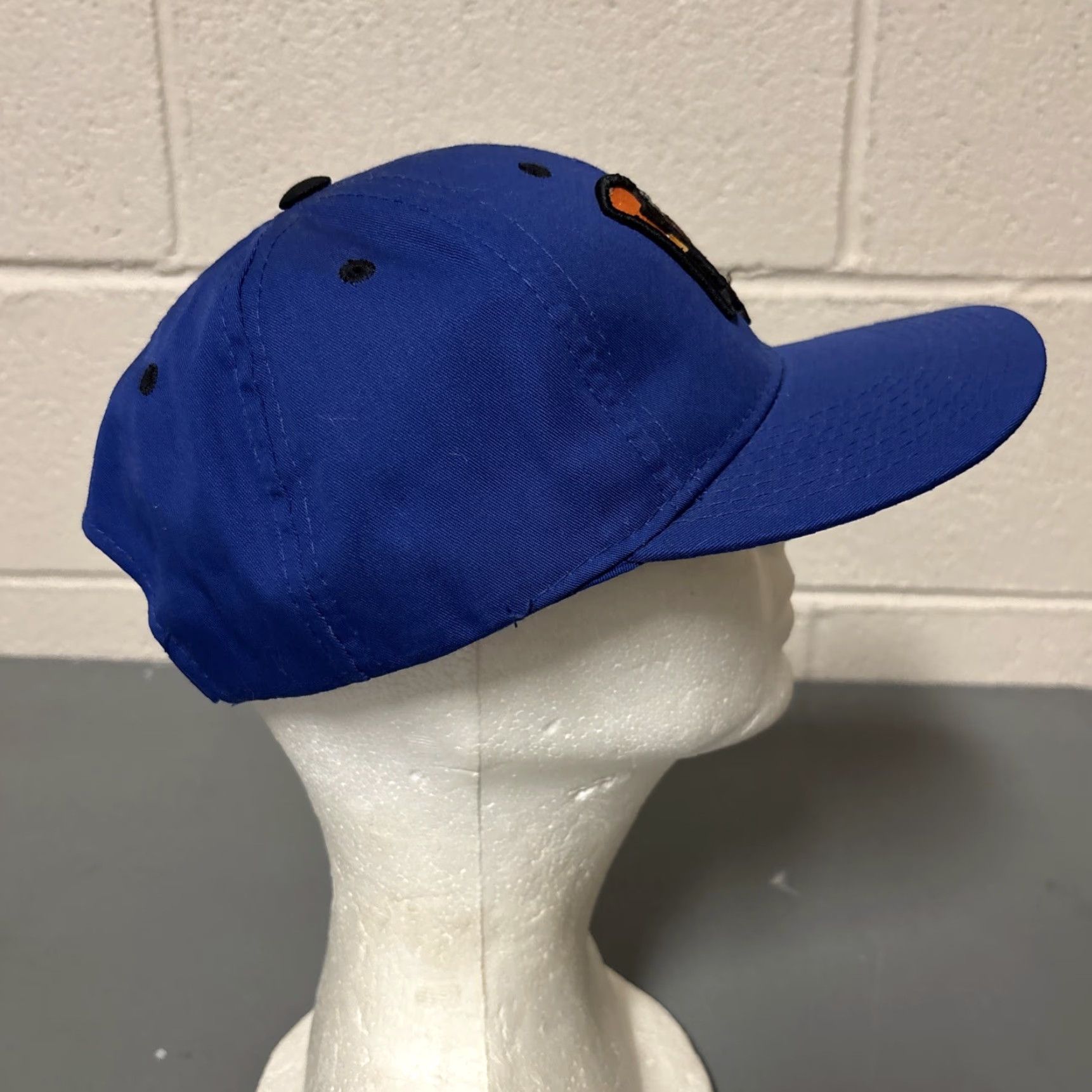 Vintage Midland Texas Rock Hounds Mascot Embroidered Minor League Baseball Cap Adj. Men Blue S/M Adjustable Cotton Canvas Baseball Cap Size ONE SIZE - 4 Thumbnail