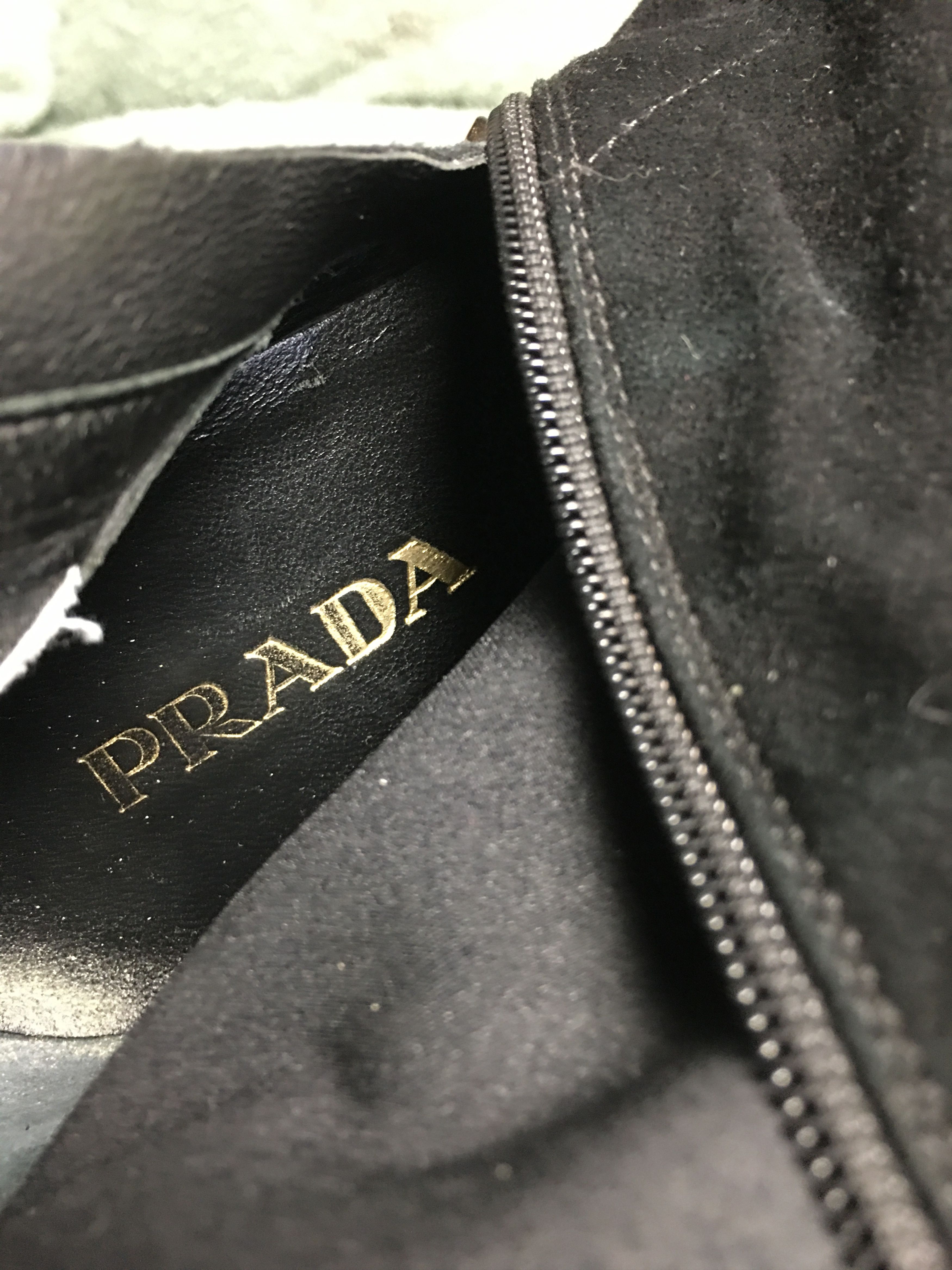 Prada Prada Suede Ankle Boots Black Heels EU 40 Size US 10 / IT 40 - 10 Thumbnail