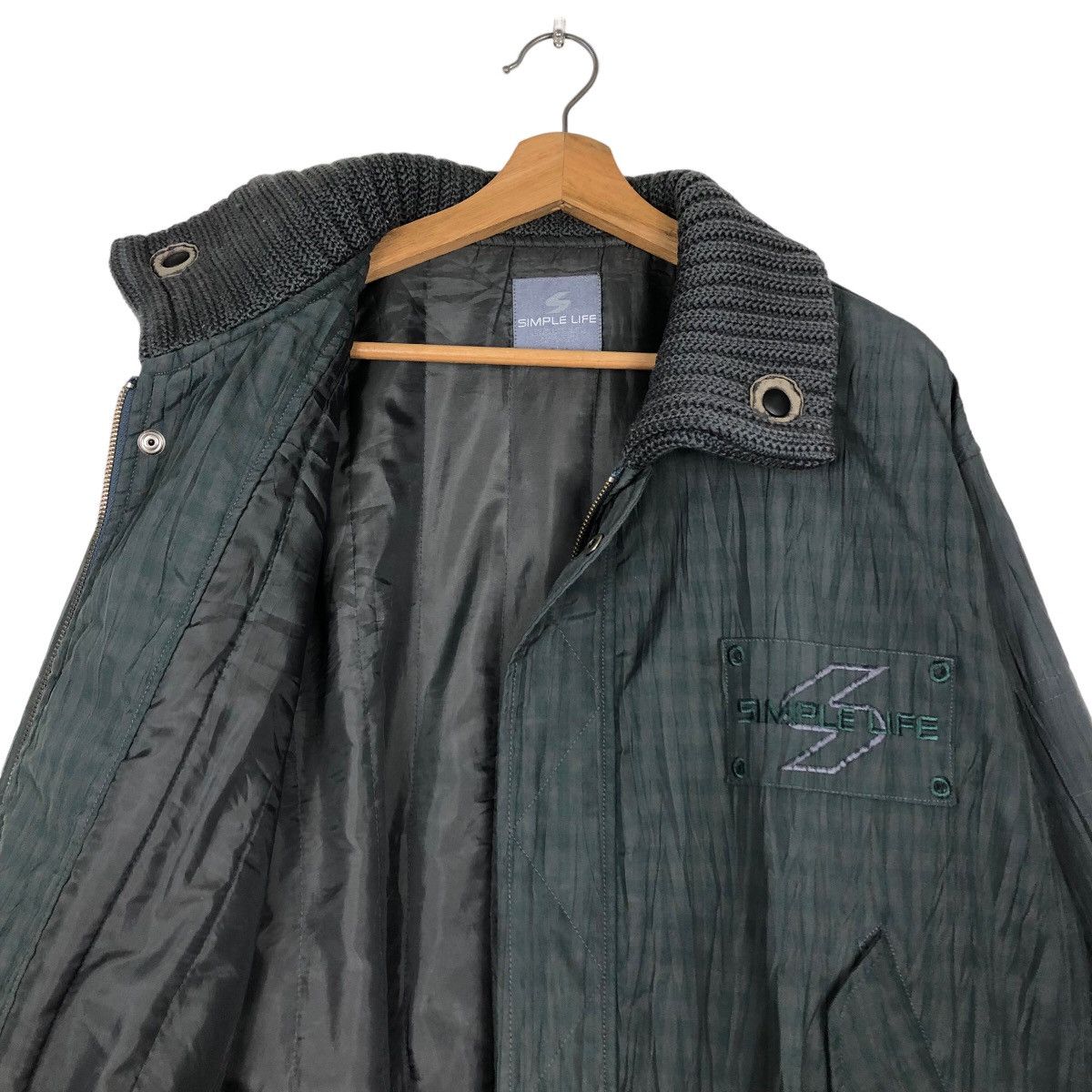 Japanese Brand 🔥Vtg Riot Bomber Jacket Parachute Simple Life Issey Miyake Size US L / EU 52-54 / 3 - 12 Thumbnail