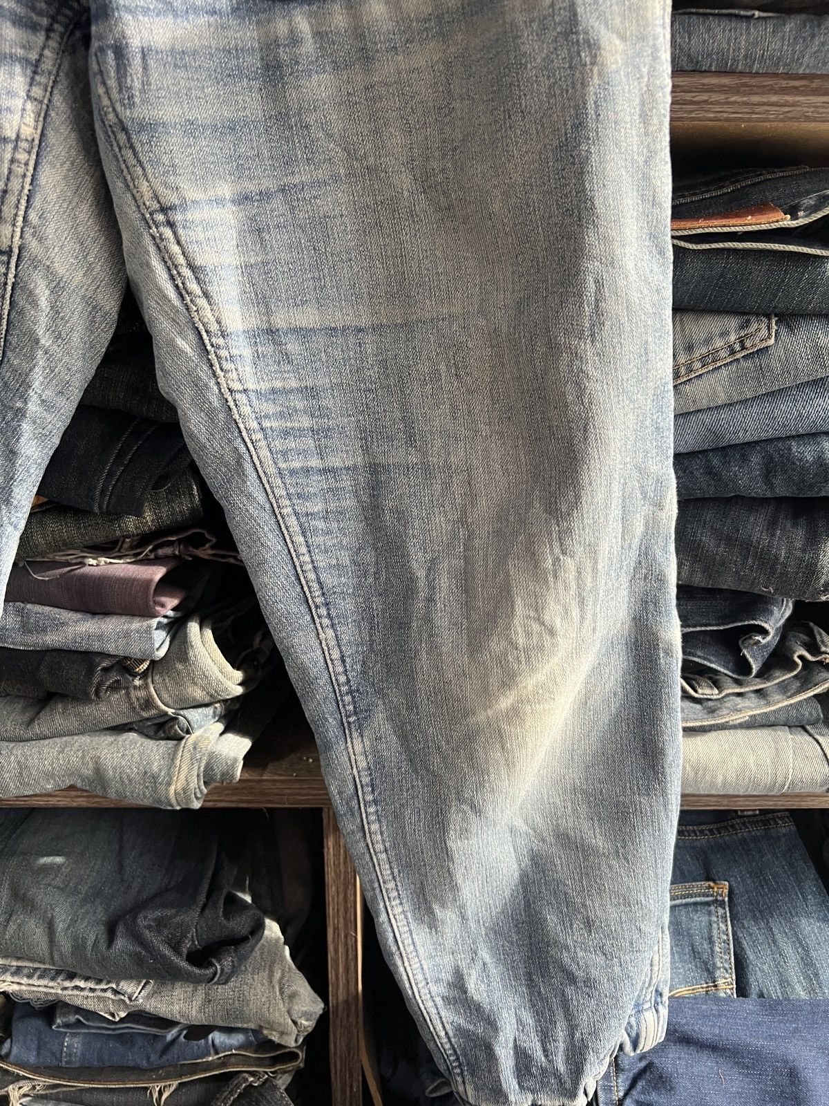 go slow caravan 🔥Go Slow Caravan Denim Sweatpant Jogger Size US 32 / EU 48 - 6 Thumbnail