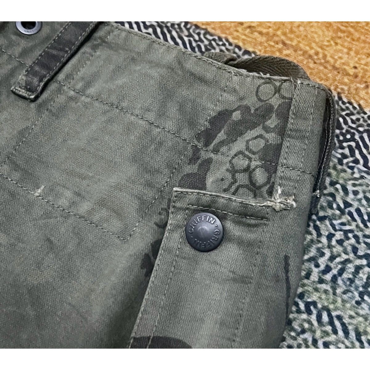 Designer × Griffin GRIFFIN UNISEX MILITARY STYLE PANT MADE IN ITALY Size US 32 / EU 48 - 8 Thumbnail