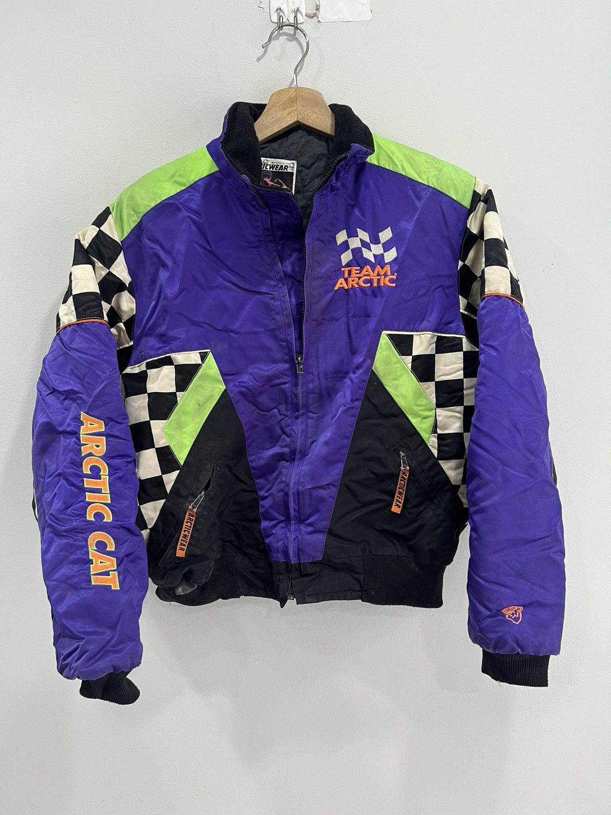 Vintage Arctic Cat Racing Jacket Womens fit