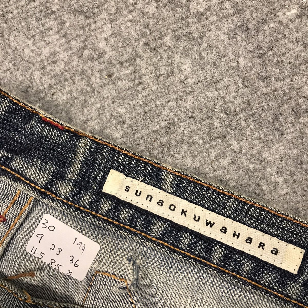 Issey Miyake SUNAO KUWAHARA ISSEY MIYAKE DISTRESSED DENIM PANTS Size 30" / US 8 / IT 44 - 18 Thumbnail