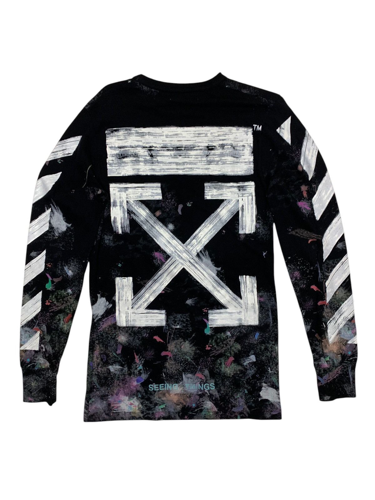 Off-White × Vintage Men’s off-white diag galaxy b long sleeve Size US S / EU 44-46 / 1 - 11 Thumbnail