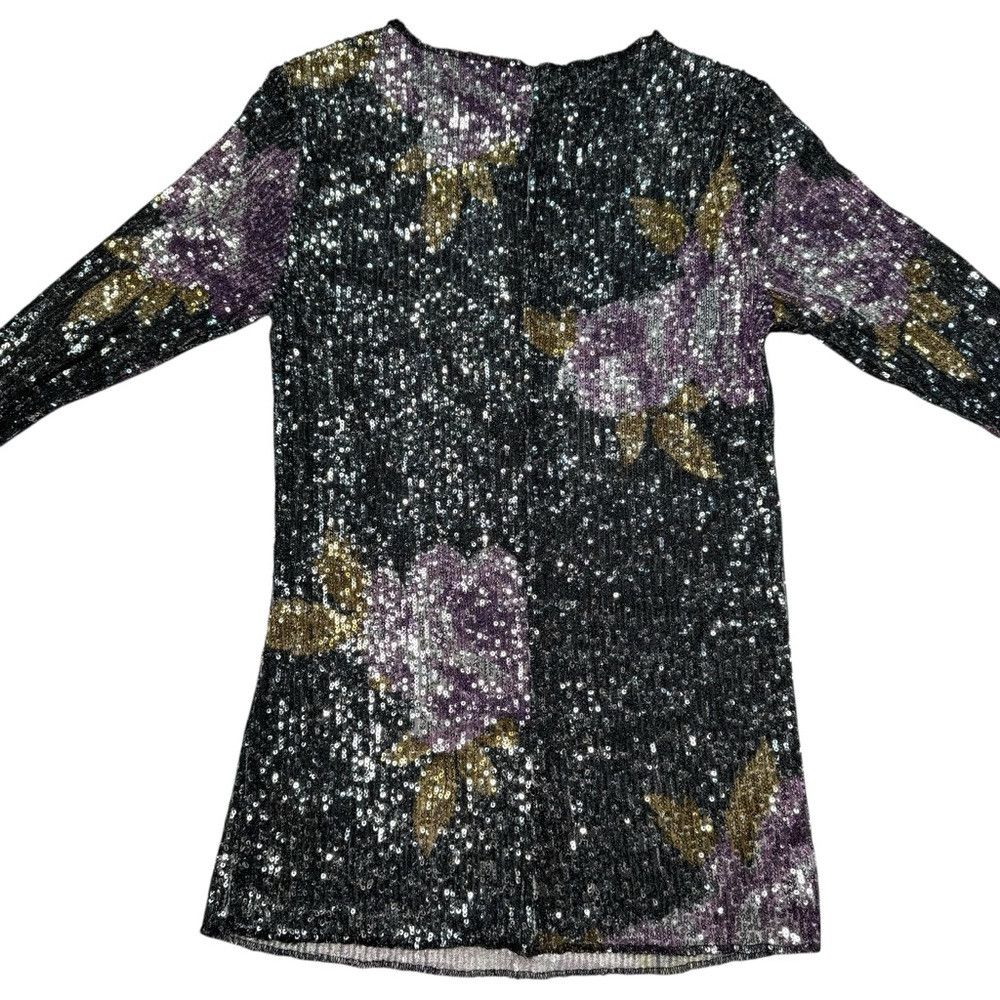 Free People NWT New $88 Free People Printed Gold Rush Long Sleeve Sequi Size M / US 6-8 / IT 42-44 - 5 Thumbnail
