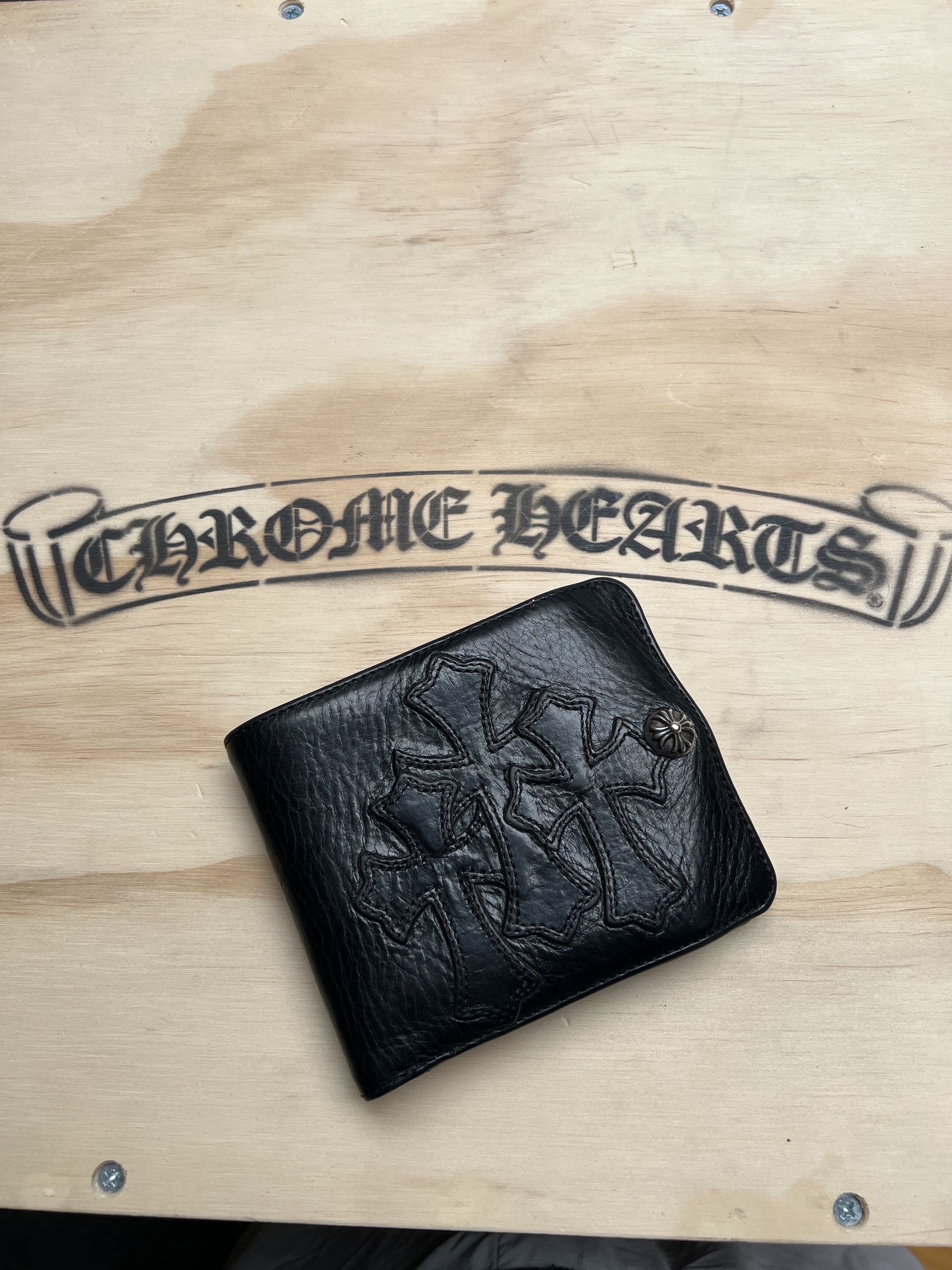 Chrome Hearts Chrome Hearts 1 Snap Cemetery Wallet | Grailed Chrome Hearts Chrome Hearts 1 Snap Cemetery Wallet | Grailed