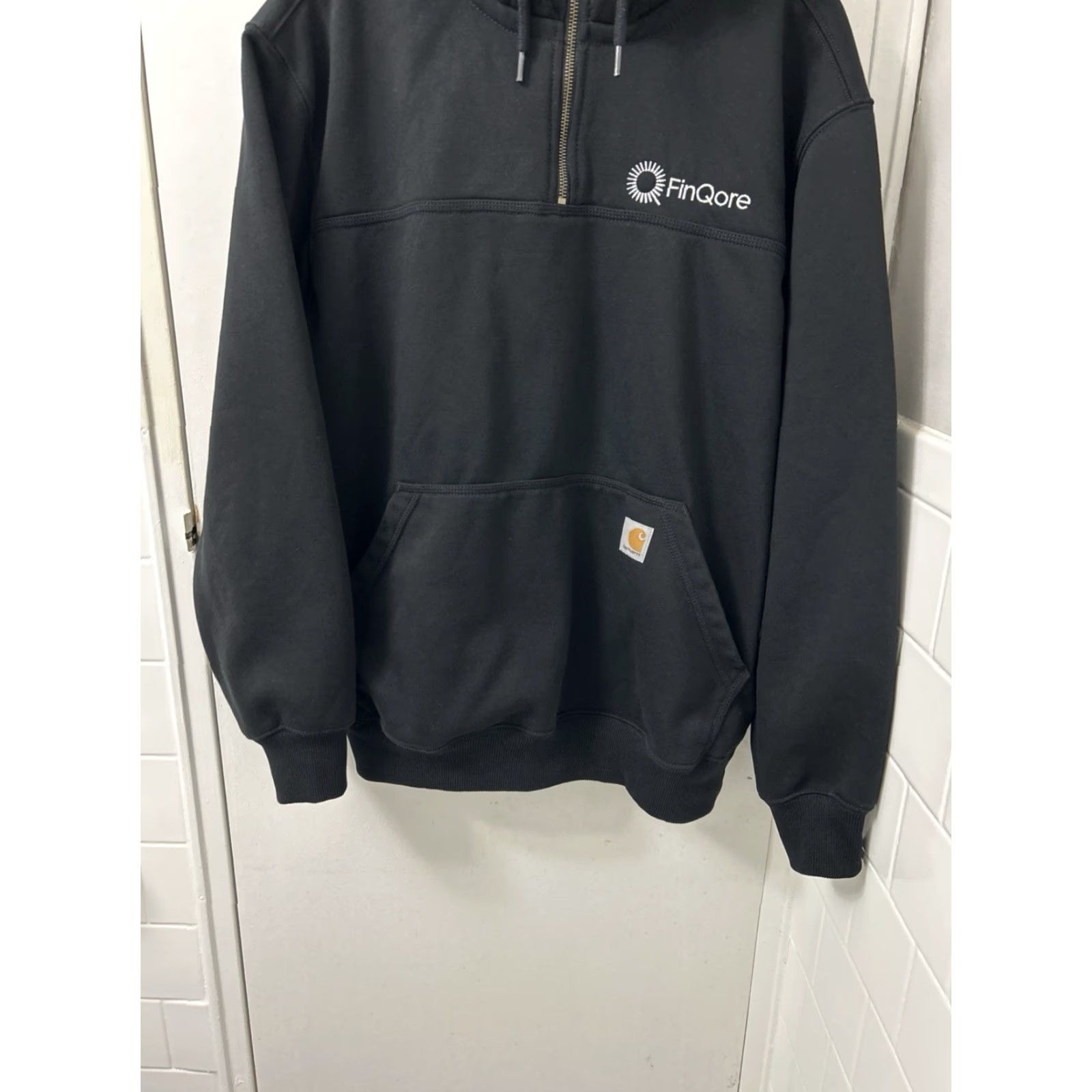 Carhartt Carhartt Rain Defender Hoodie Mens M Black Loose Fit Pullover L/S TS0617-M Size US M / EU 48-50 / 2 - 3 Thumbnail