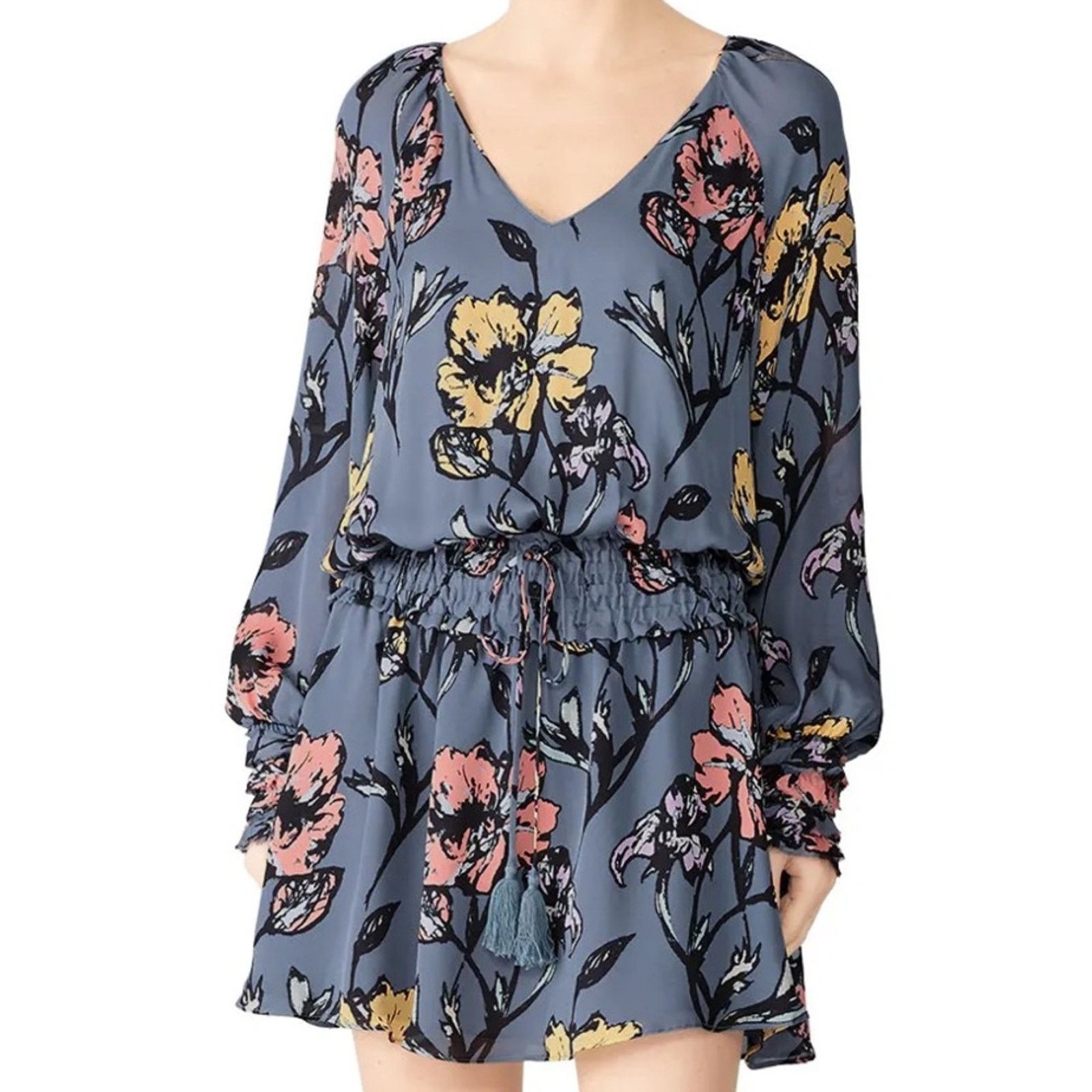 Ramy Brook Ramy Brook Floral Milene Silk Dress Size S Size S / US 4 / IT 40 - 3 Thumbnail