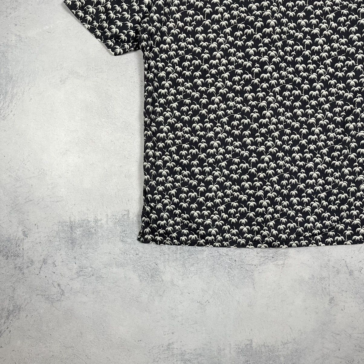 Allsaints AllSaints Salix Palm Print Short Sleeve Button Up Shirt Size US S / EU 44-46 / 1 - 16 Thumbnail