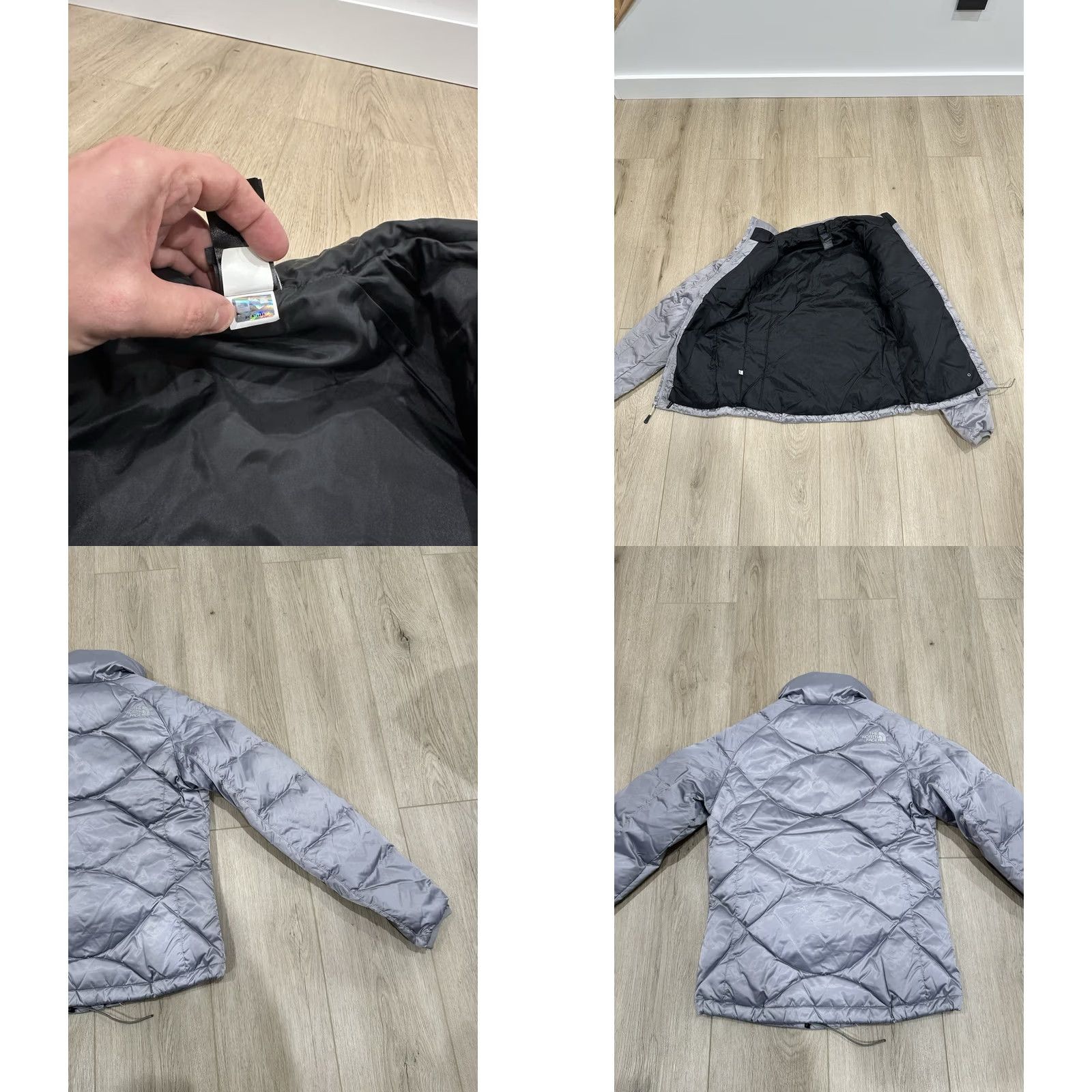 The North Face VINTAGE The North Face Aconcagua Jacket XS Gray Women’s Puffer 550 Down Mid-Length Zip Size XS / US 0-2 / IT 36-38 - 9 Thumbnail
