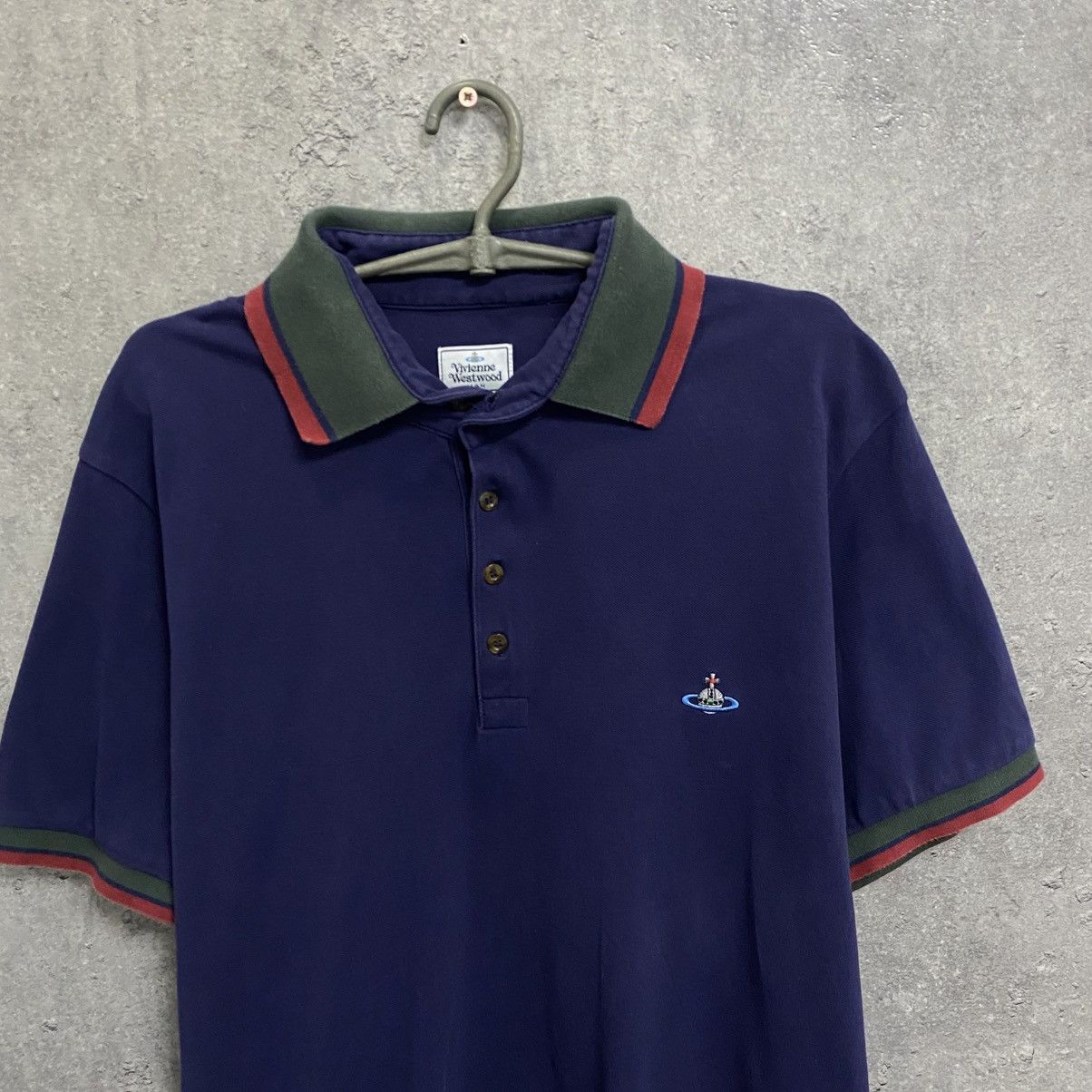 Vivienne Westwood Vivienne Westwood Polo T Shirt Vintage Small Orb Logo Luxury Size US XL / EU 56 / 4 - 5 Thumbnail