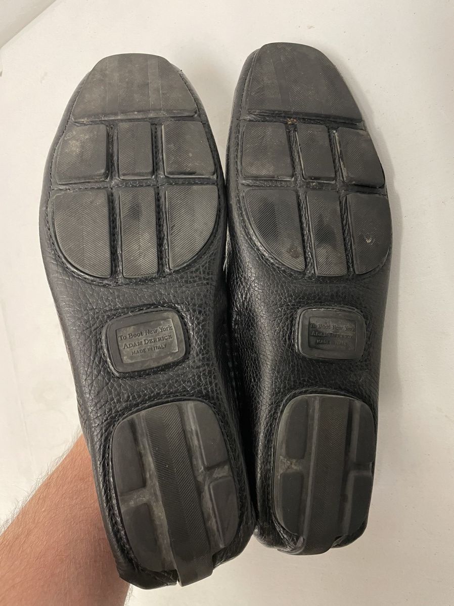 To Boot New York Pebbled Deerskin Driving Loafers Size US 11.5 / EU 44-45 - 5 Thumbnail