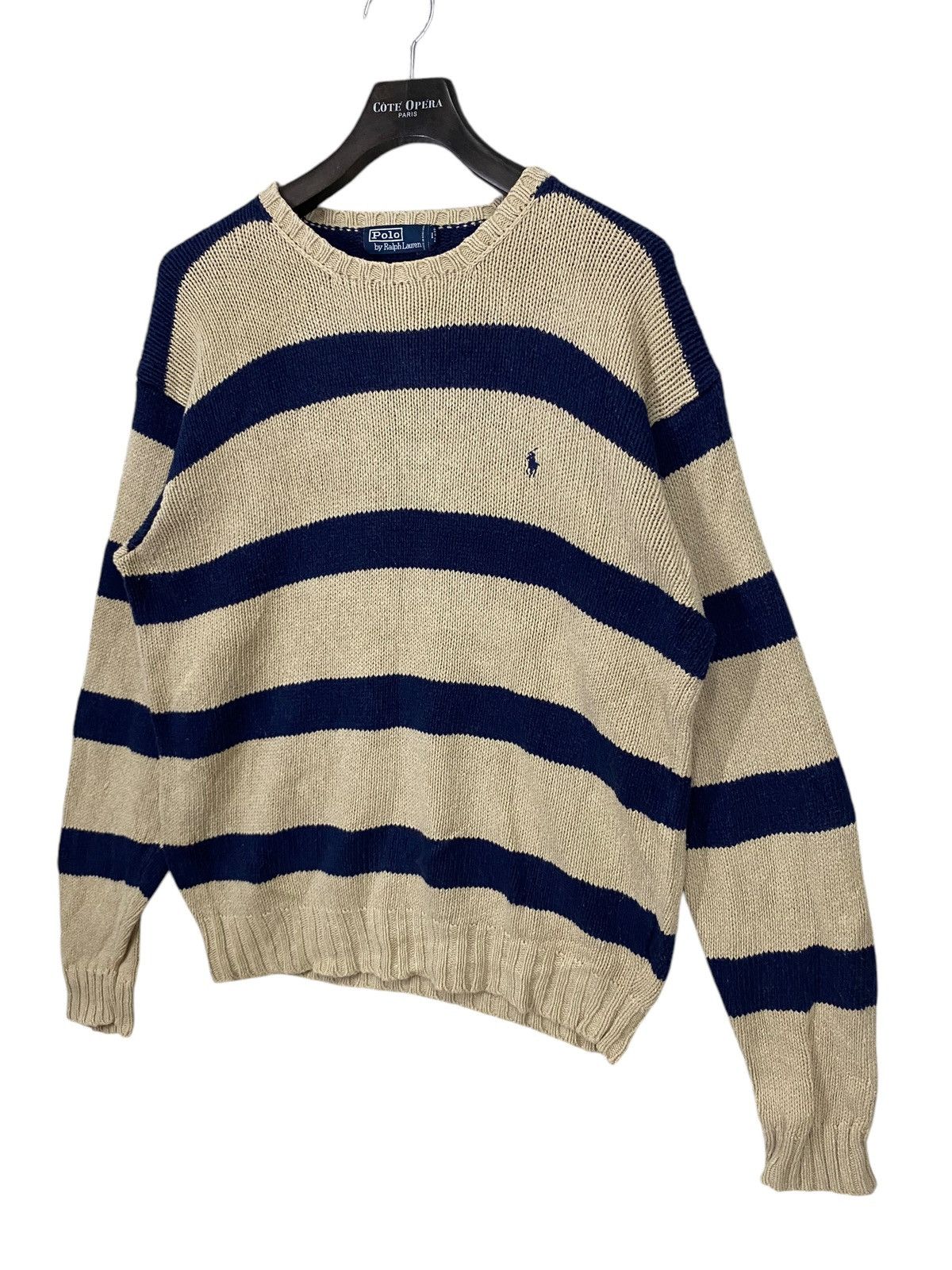 Ralph Lauren Polo by ralph lauren striped knit sweater nice design szL Size US L / EU 52-54 / 3 - 2 Thumbnail