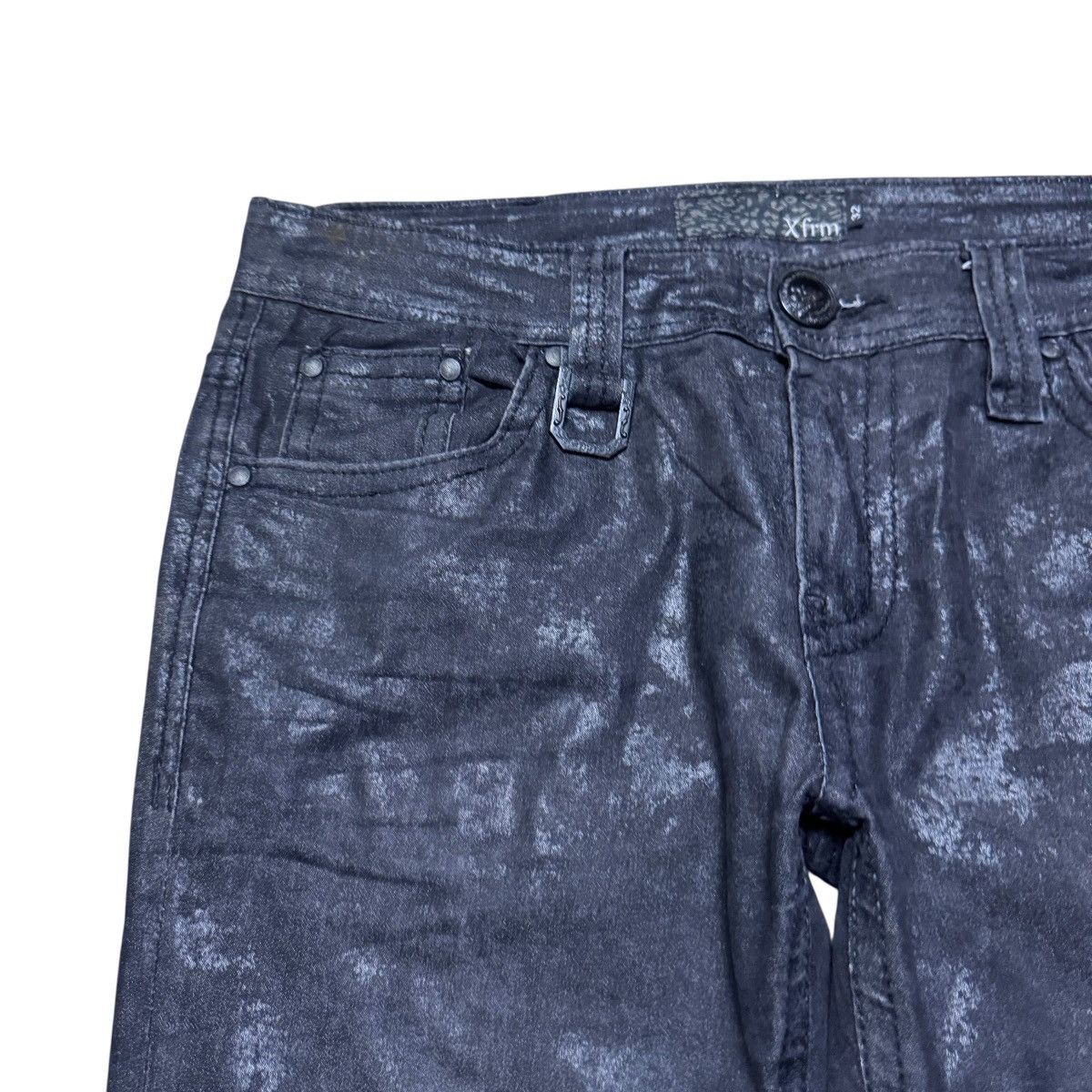 Le Grande Bleu (L.G.B.) Xfrm Black Waxed Denim Jeans 'The Outsider Rude Life & Vibe Size US 32 / EU 48 - 4 Thumbnail