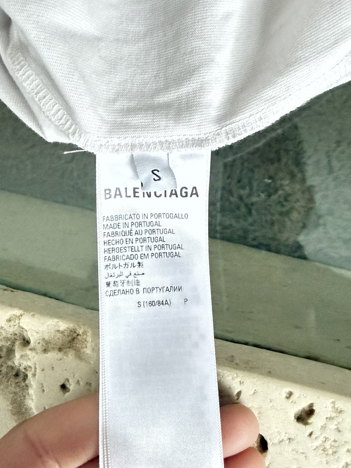 Balenciaga Balceniaga Mirror Logo Tee Size US S / EU 44-46 / 1 - 4 Thumbnail