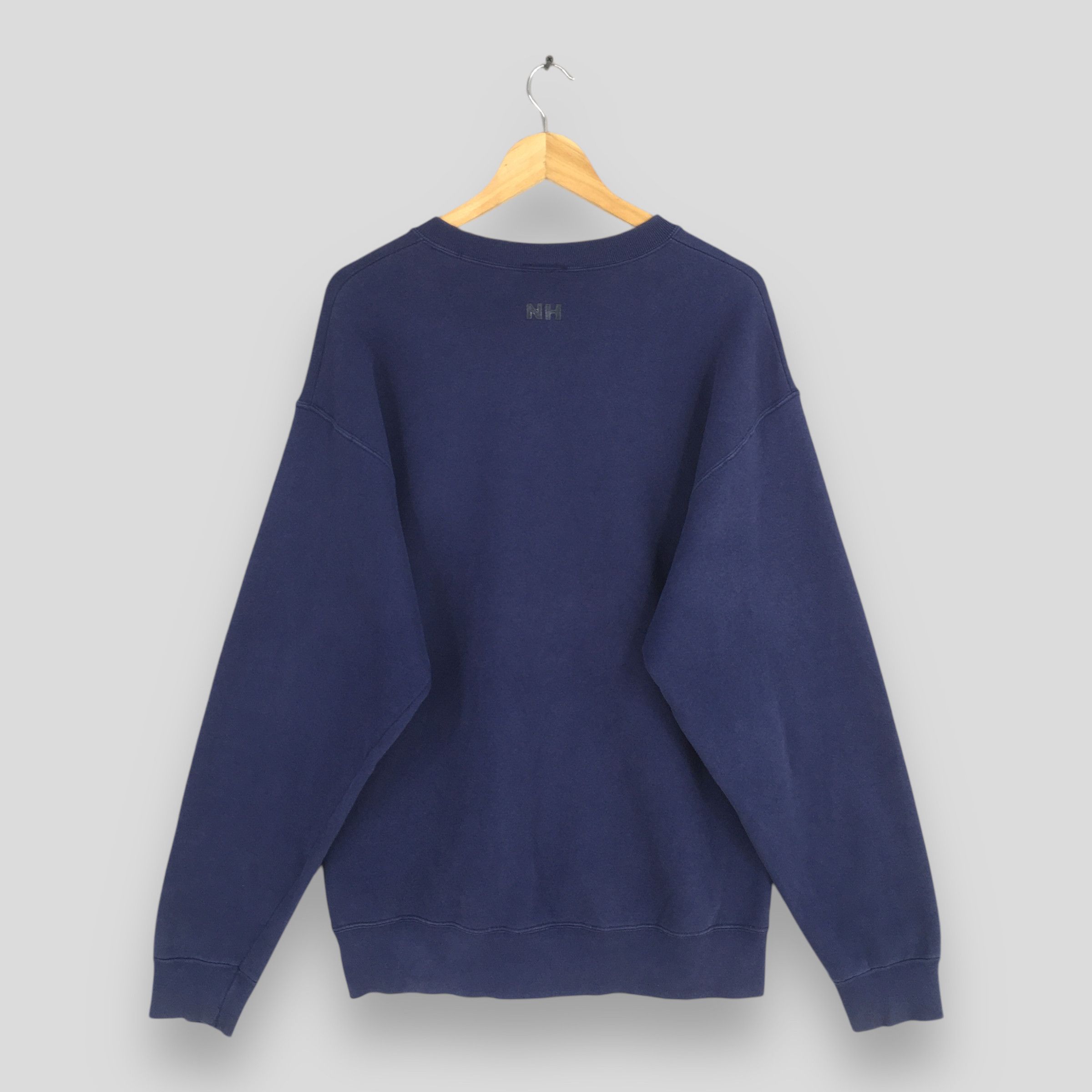Japanese Brand × Neighborhood × Vintage Vintage 90s Neighborhood Japan Blue Sweatshirt Large Size US L / EU 52-54 / 3 - 6 Thumbnail