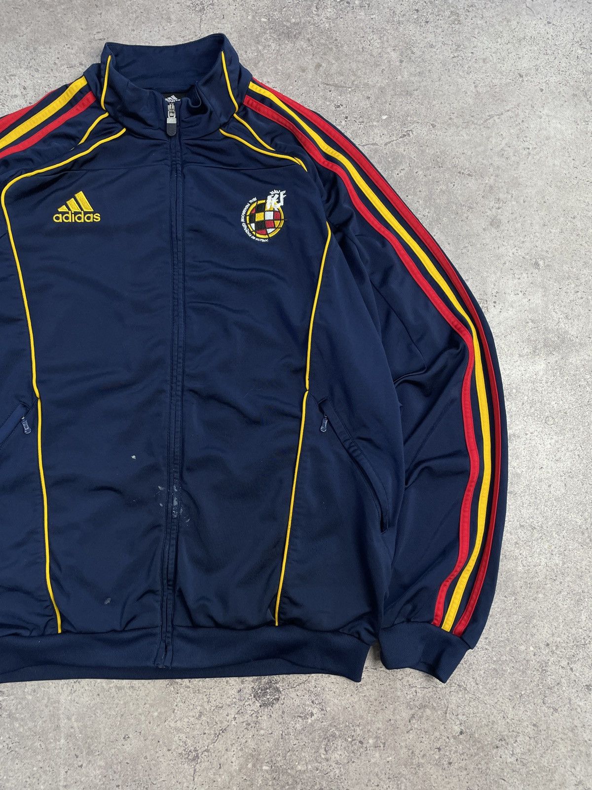 Adidas × Vintage Vintage Adidas Portugal World Cup Track Jacket Archival Size US L / EU 52-54 / 3 - 3 Thumbnail