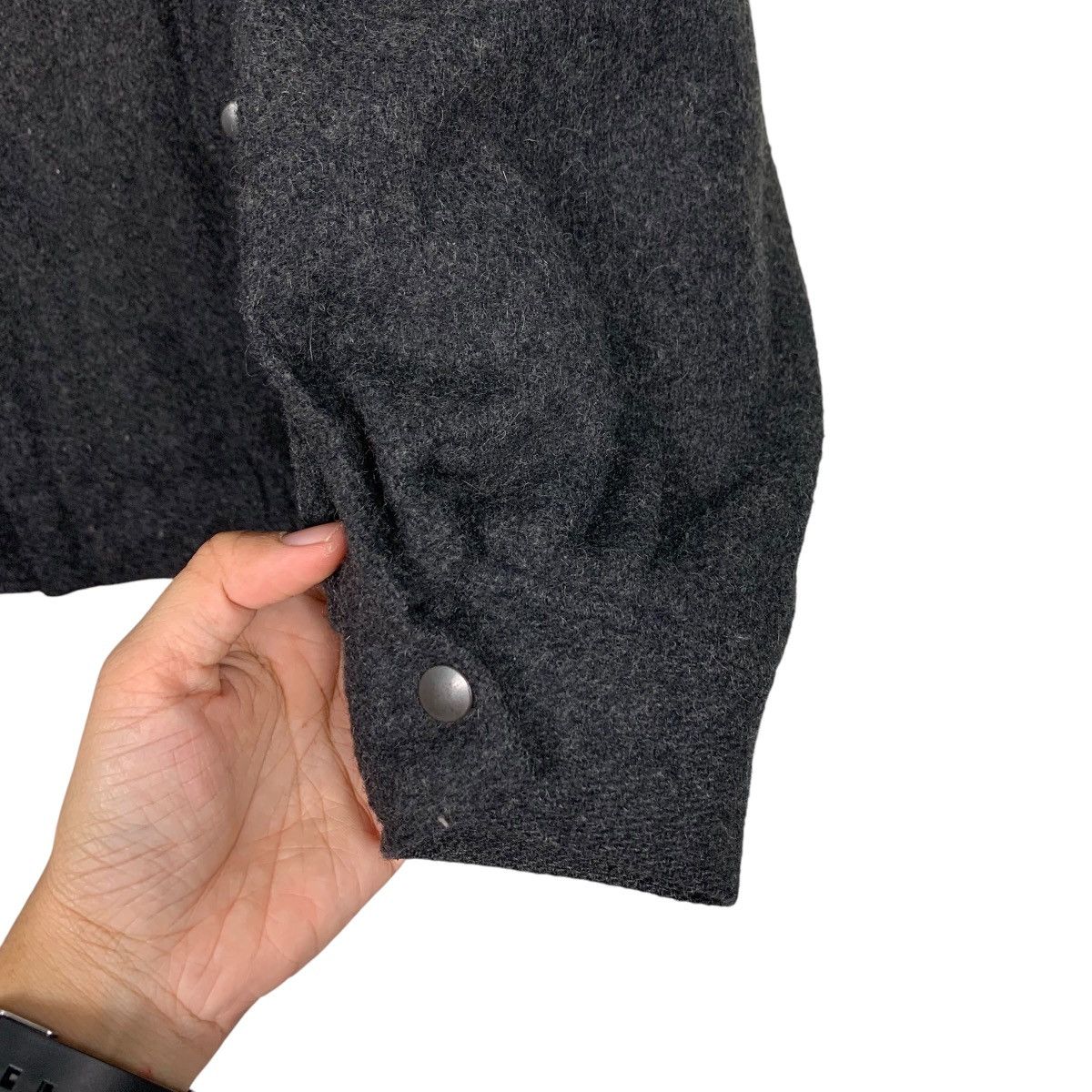 Japanese Brand Vintage 90’s WOOD CUTTER Wool Casual Jacket #2460-C110 Size US M / EU 48-50 / 2 - 13 Thumbnail