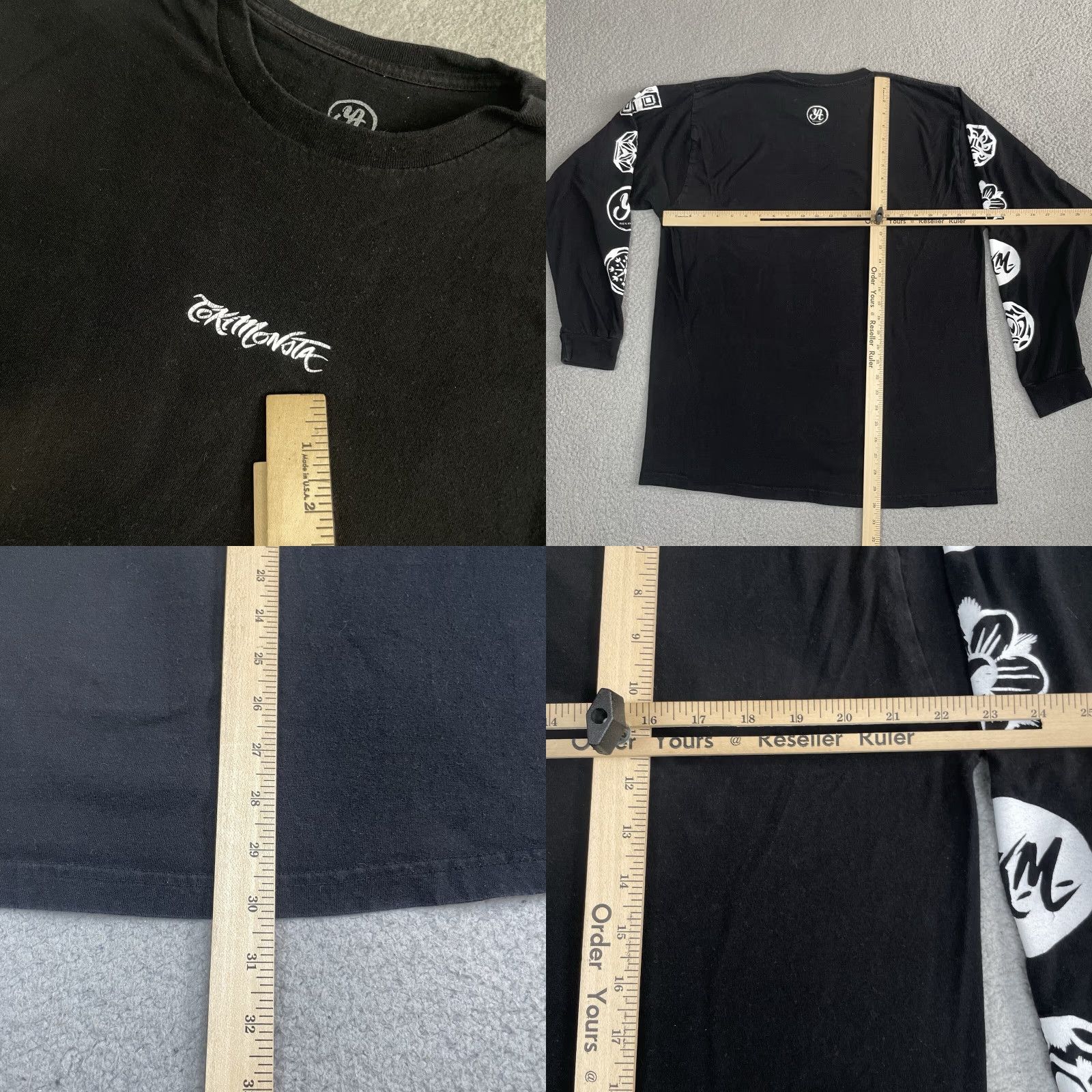 Vintage VINTAGE Tokimonsta T Shirt Men XL Black Graphic Print Long Sleeve Band Concert Merch 70s Size US XL / EU 56 / 4 - 8 Thumbnail