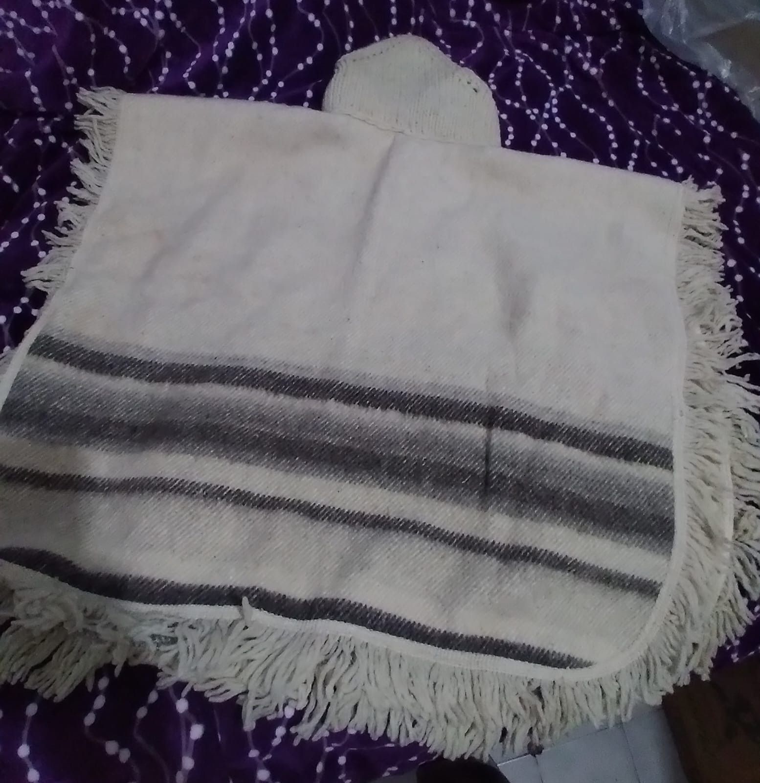 Other Archive Mexican poncho made of wool cloak cape Size US L / EU 52-54 / 3 - 2 Thumbnail