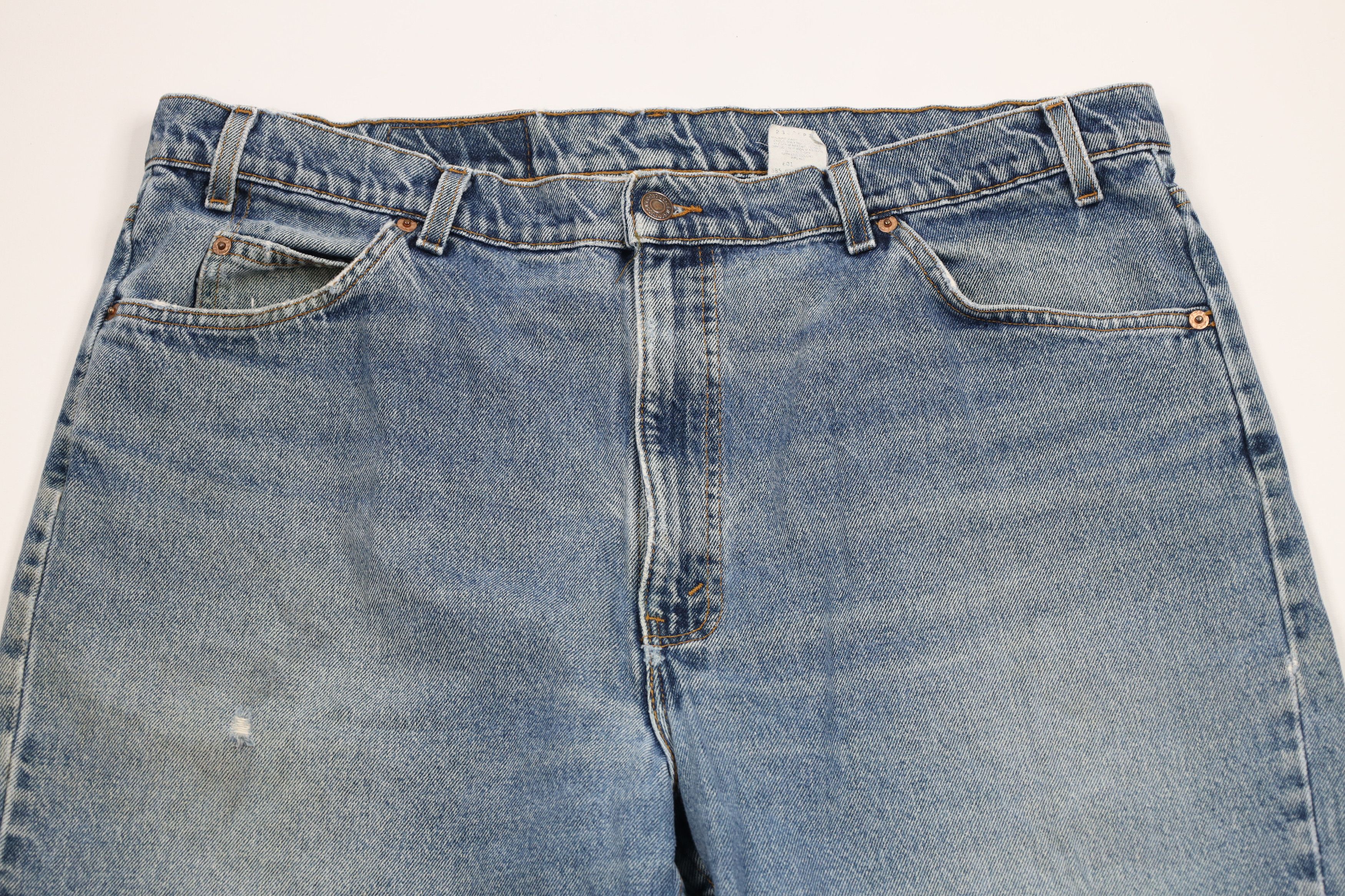 Levi's × Vintage Vintage 90s Levis 550 Orange Tab Relaxed Fit Jeans USA Size US 40 / EU 56 - 2 Thumbnail