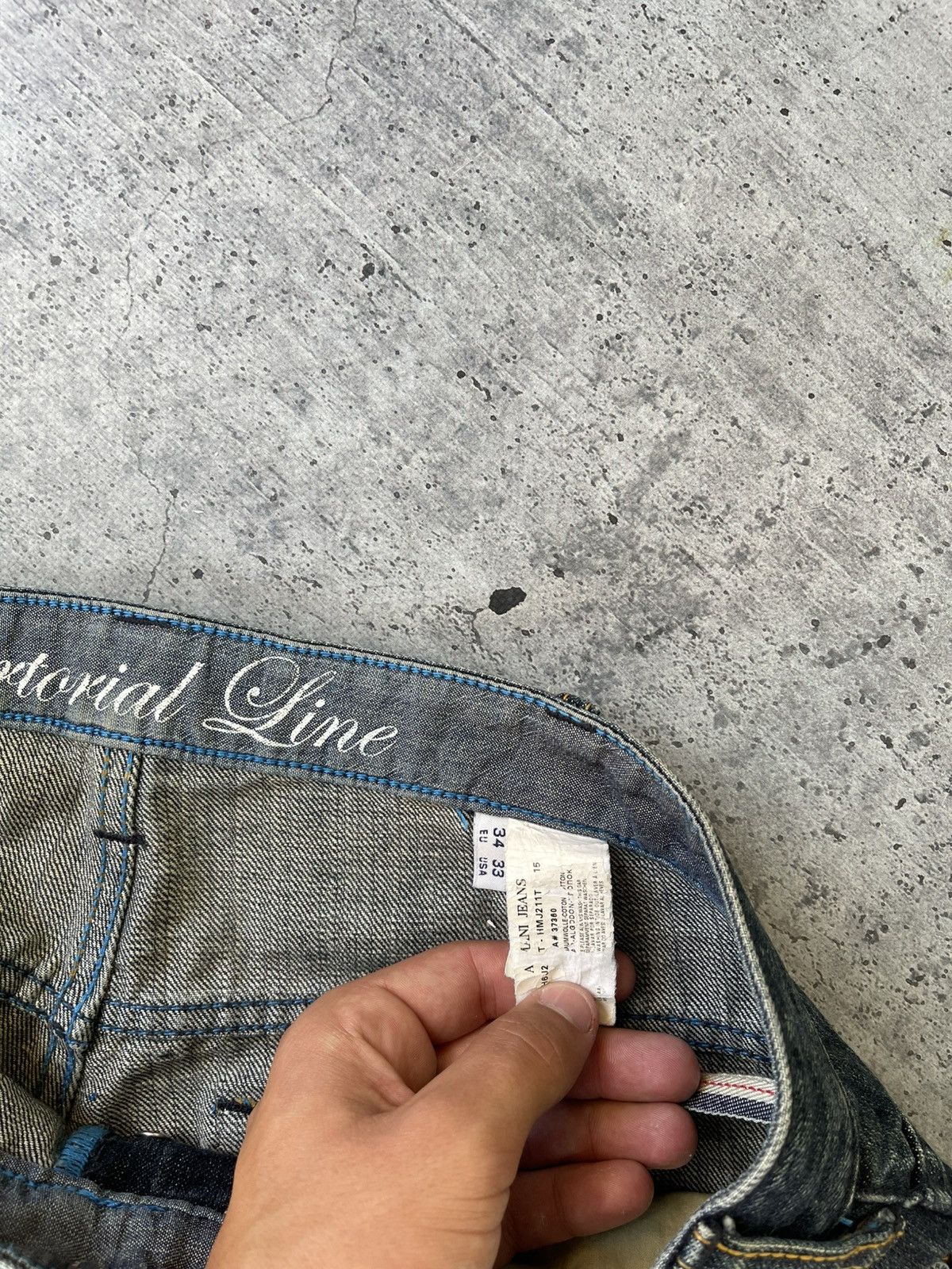 Other Armani Jeans Big Logo Denim Jeans Size US 34 / EU 50 - 5 Thumbnail