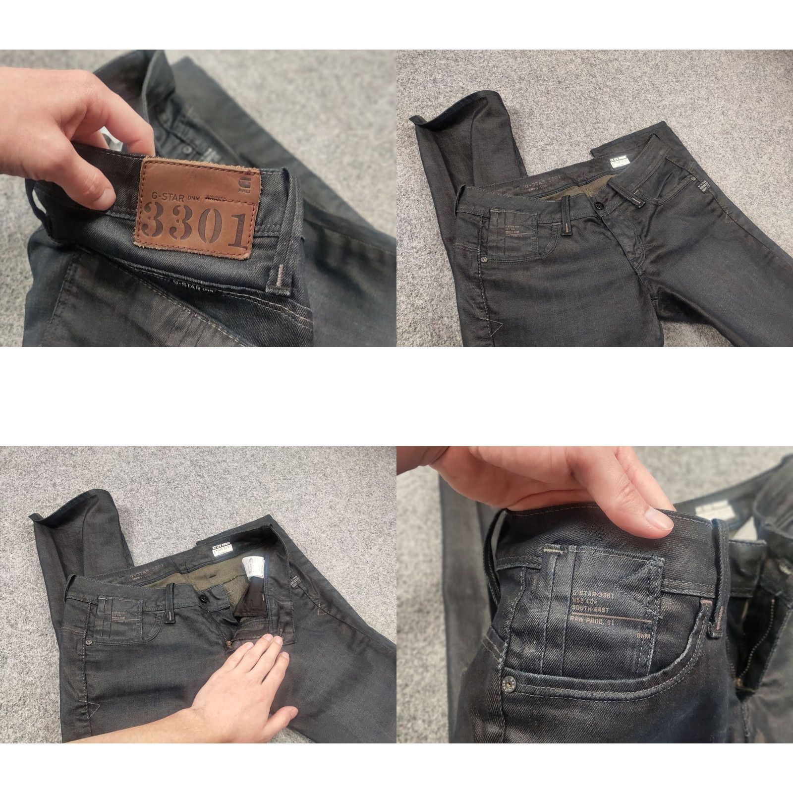 G-Star G Star Raw Elect Straight Jeans 29 Women Blue Low rise 5-Pocket Denim Vintage Y2K Style Stars Brand: G-Star Size 29" - 9 Thumbnail