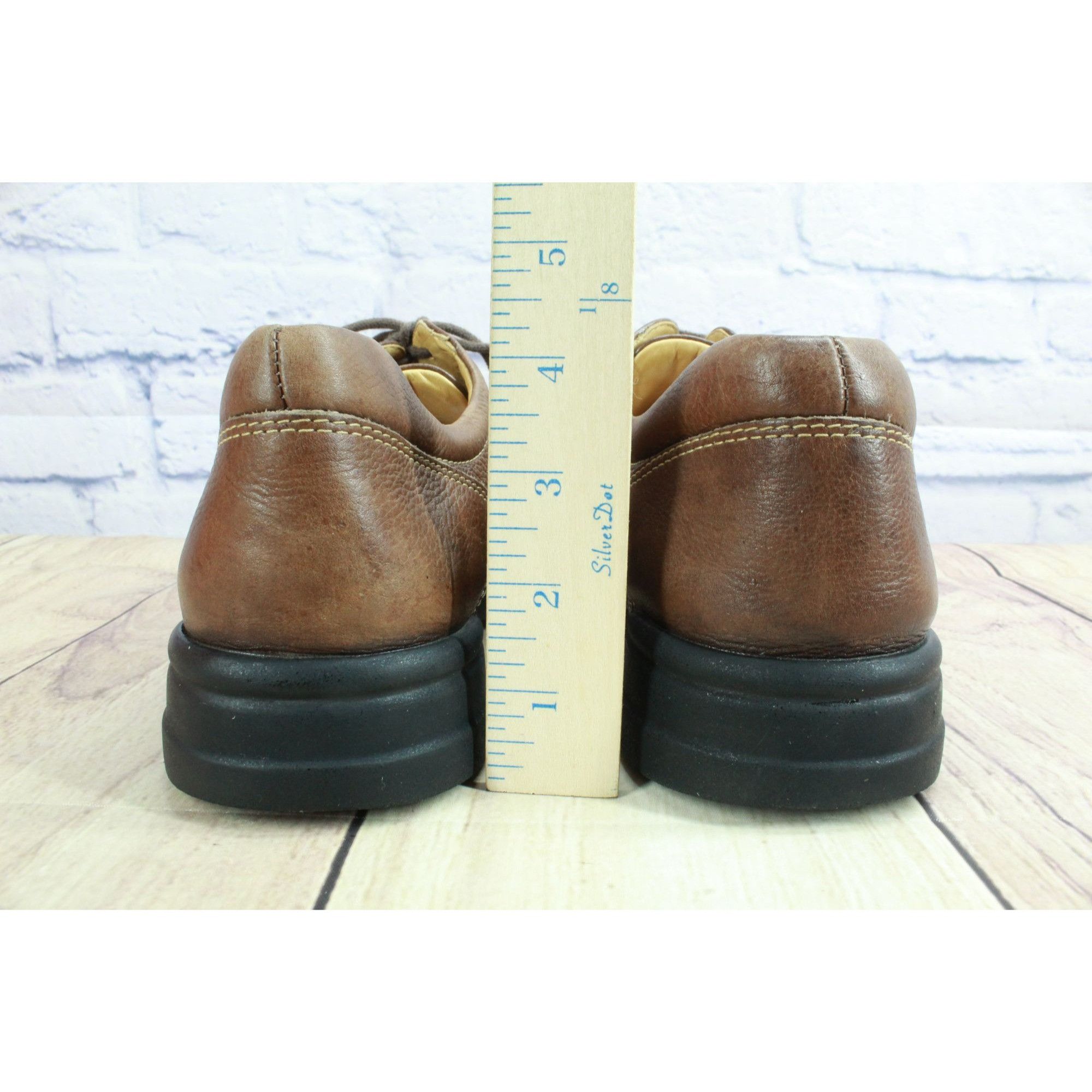 Johnston & Murphy Johnston Murphy Brown Leather Oxford Shoes Men's Size 9 M Size US 9 / EU 42 - 6 Thumbnail