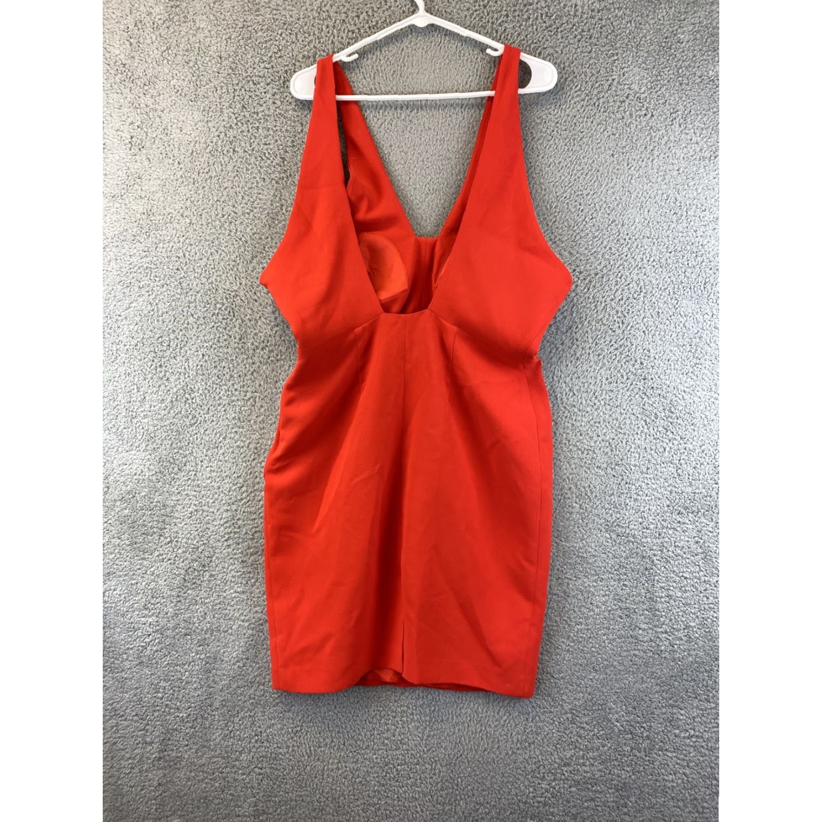 Calvin Klein Calvin Klein Women's Sleeveless Dress Size 10 Red NWOT 60-3 Midi Dress Polyester — Regular Sleeve Length: Sleeveless Size L / US 10 / IT 46 - 7 Thumbnail