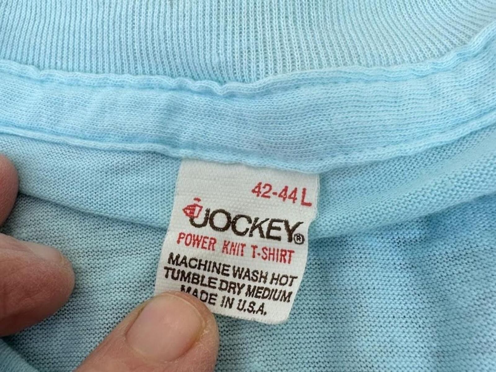 Jockey Vintage Pocket Tee Fade Graphic USA Single Stitch Size US L / EU 52-54 / 3 - 4 Thumbnail