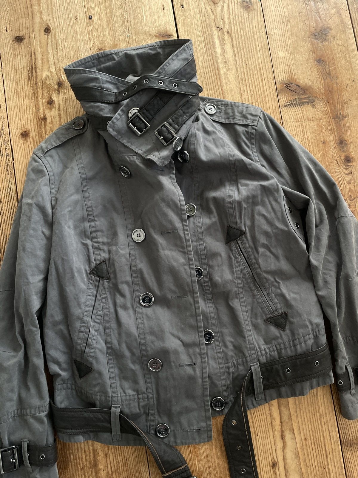 Burberry Burberry Brit Belted Jacket Size US M / EU 48-50 / 2 - 5 Thumbnail