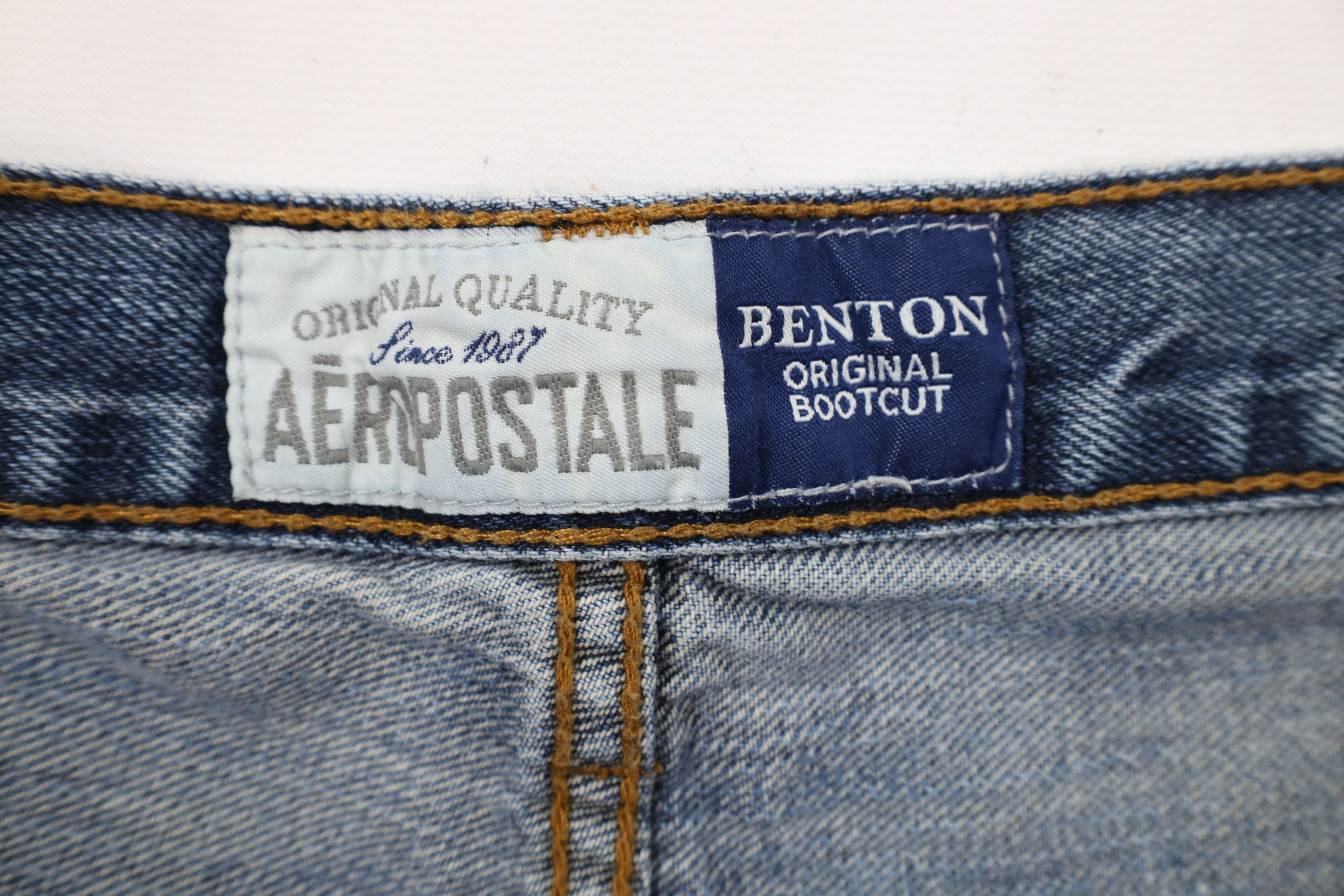 Aeropostale × Vintage Vintage Y2K Aeropostale Wide Leg Original Bootcut Jeans Size US 36 / EU 52 - 9 Thumbnail