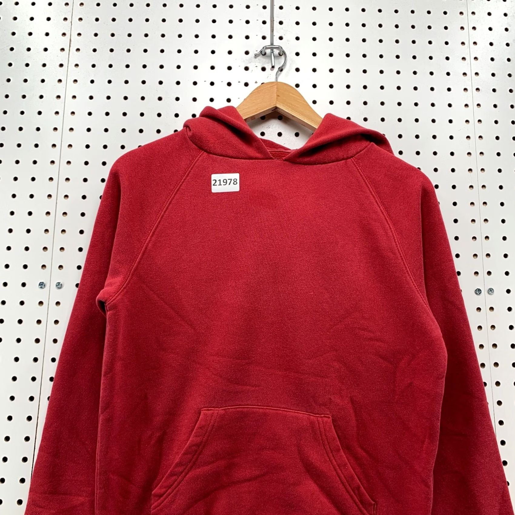 Jansport VINTAGE Jansport Hooded Sweatshirt Red Womens Small Pullover Hoodie Size S / US 4 / IT 40 - 3 Thumbnail