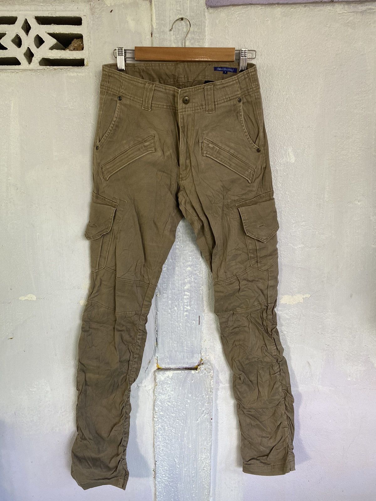 Semantic Design Punk Bondage Multi Pocket Cargo Pant
