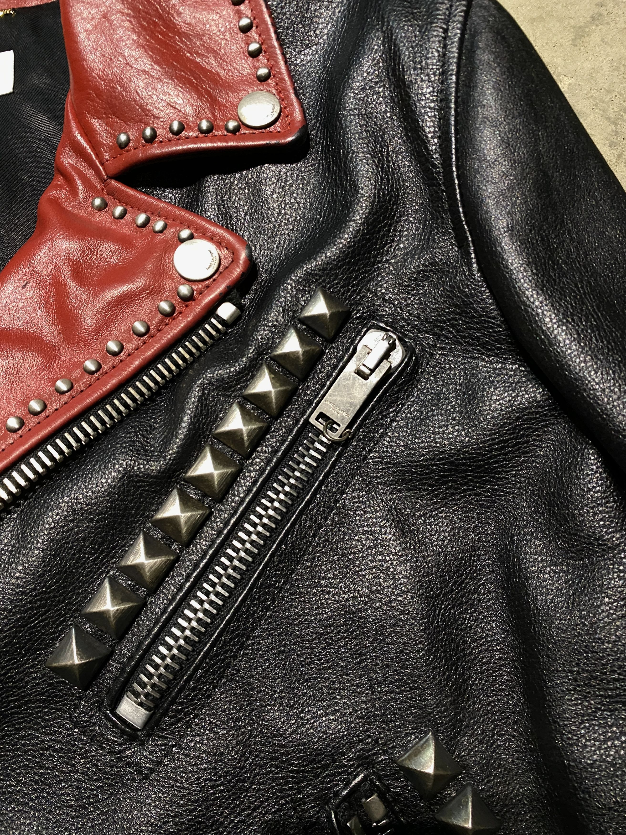 Saint Laurent Paris SLP SS16 "Surfsound" Degradé Sunset L17 Leather Jacket Size XS / US 0-2 / IT 36-38 - 12 Thumbnail